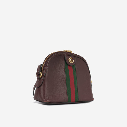 Gucci Ophidia - Burgundy Dome Shoulder Bag