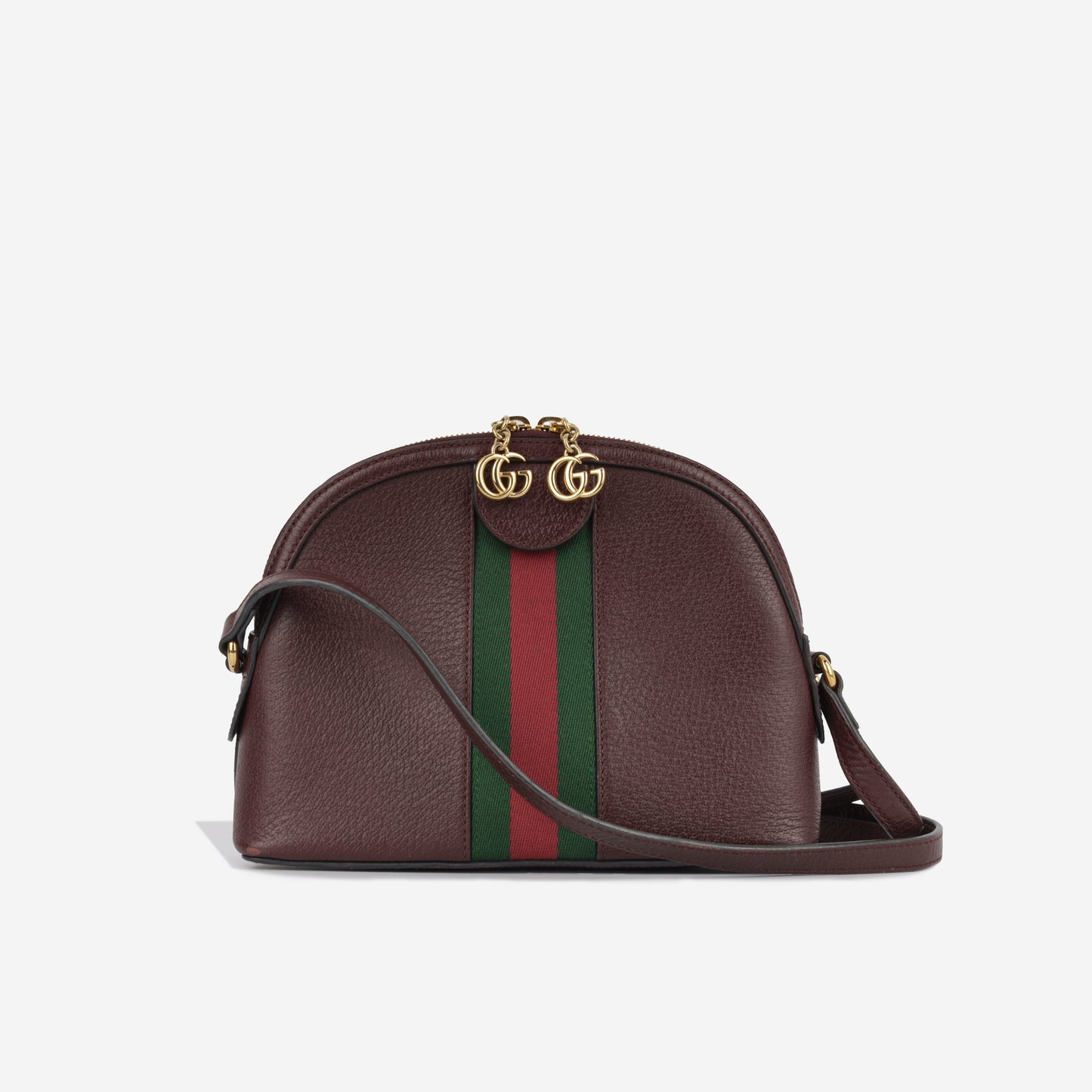 Gucci Ophidia - Burgundy Dome Shoulder Bag