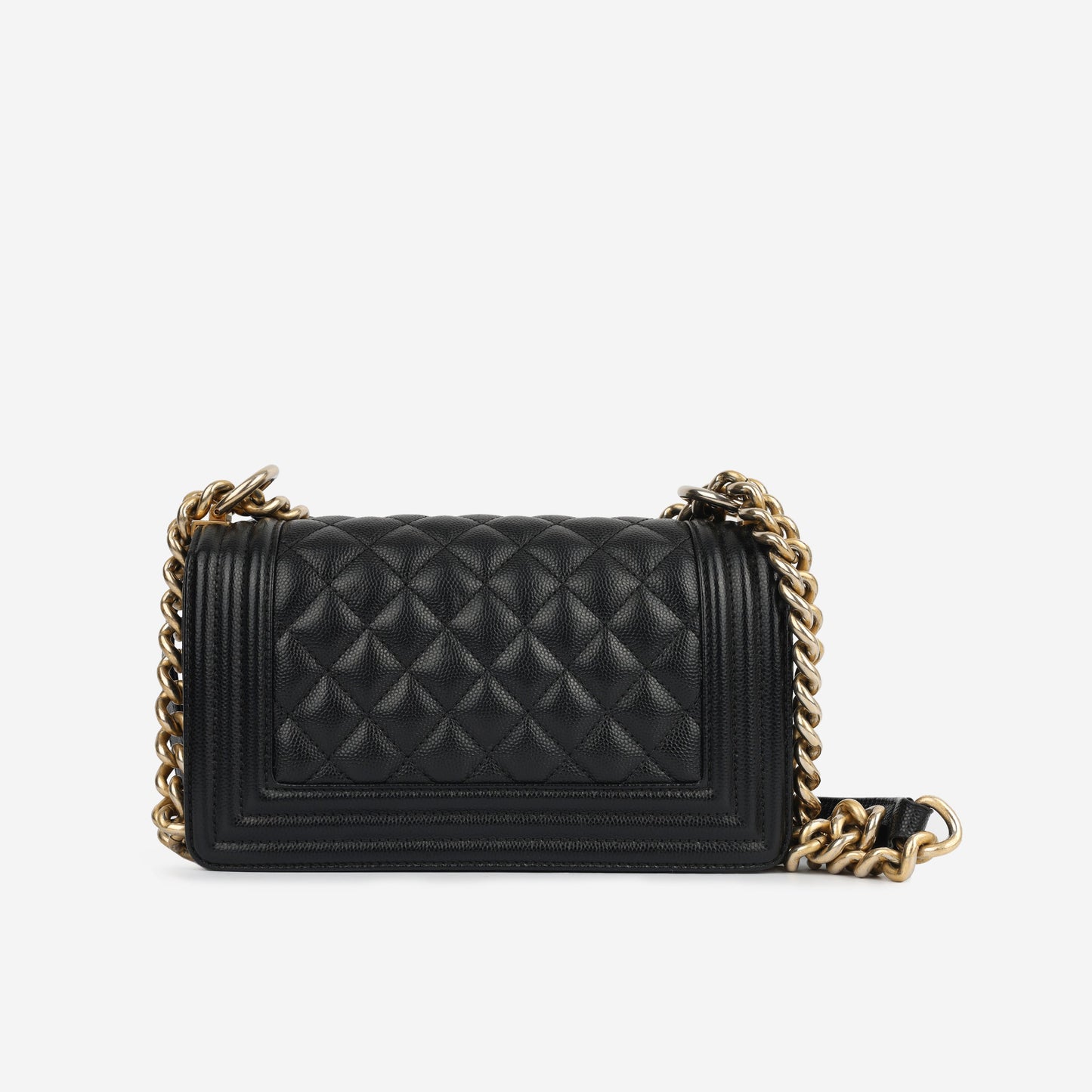 Chanel Small Chanel Boy - Black Caviar