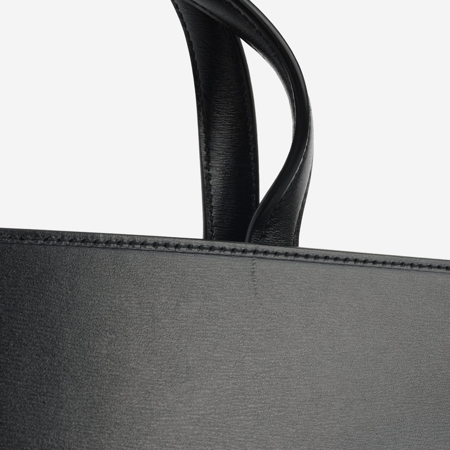Saint Laurent Small Manhattan Shopper - Black Calfskin