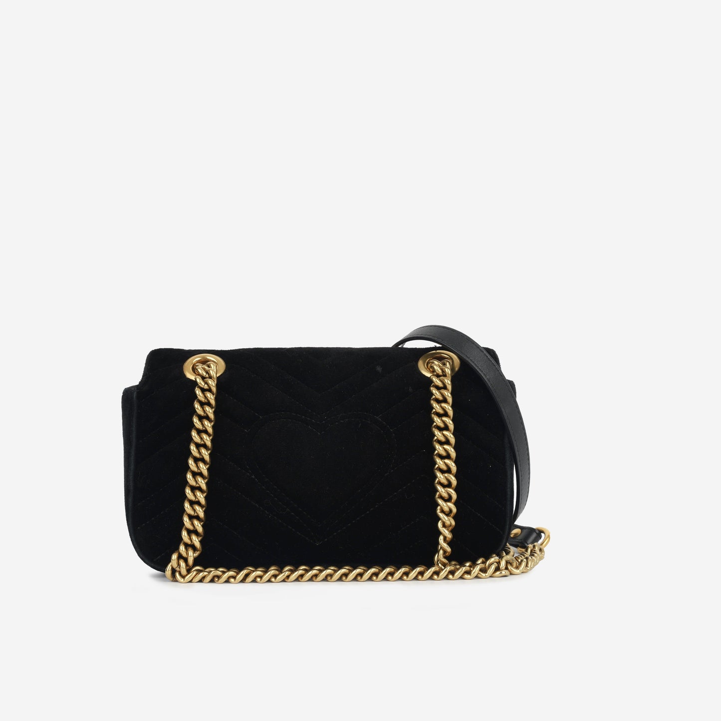 Gucci Mini Marmont - Black Velvet