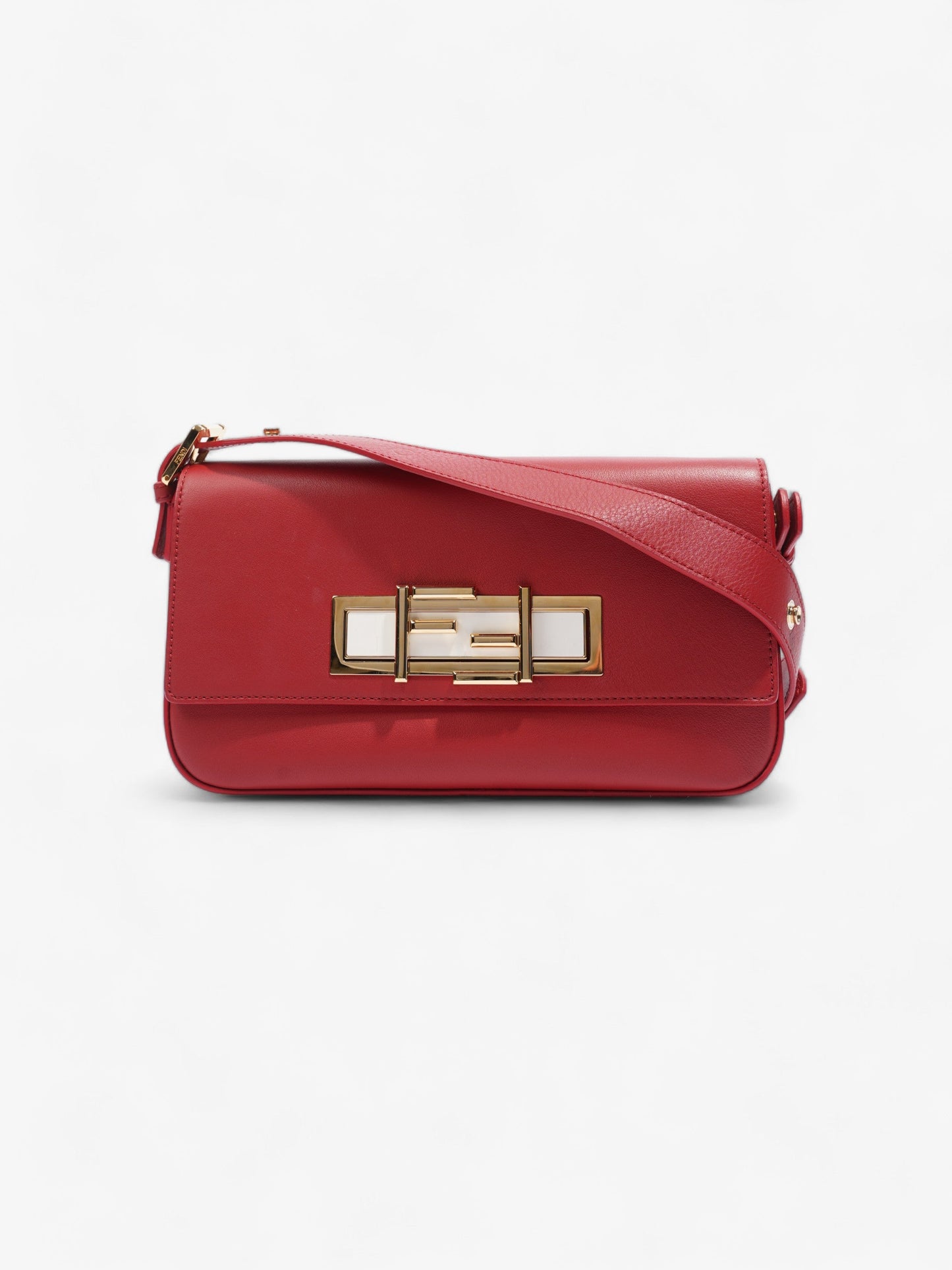 Fendi Baguette Bag Red Leather