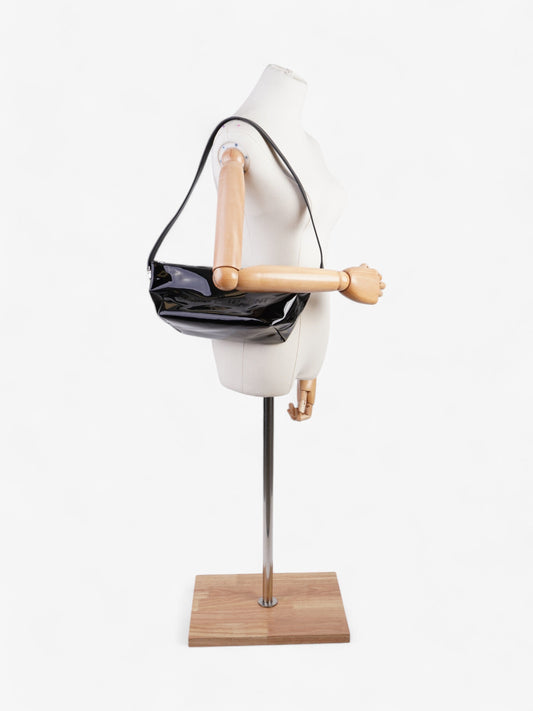 Saint Laurent Tuc Body Bag Black Patent Leather