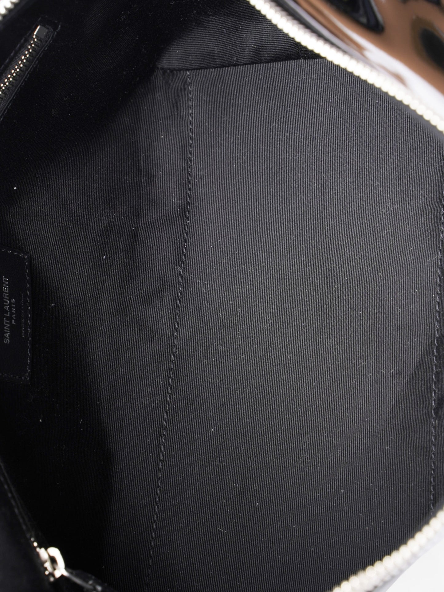 Saint Laurent Tuc Body Bag Black Patent Leather