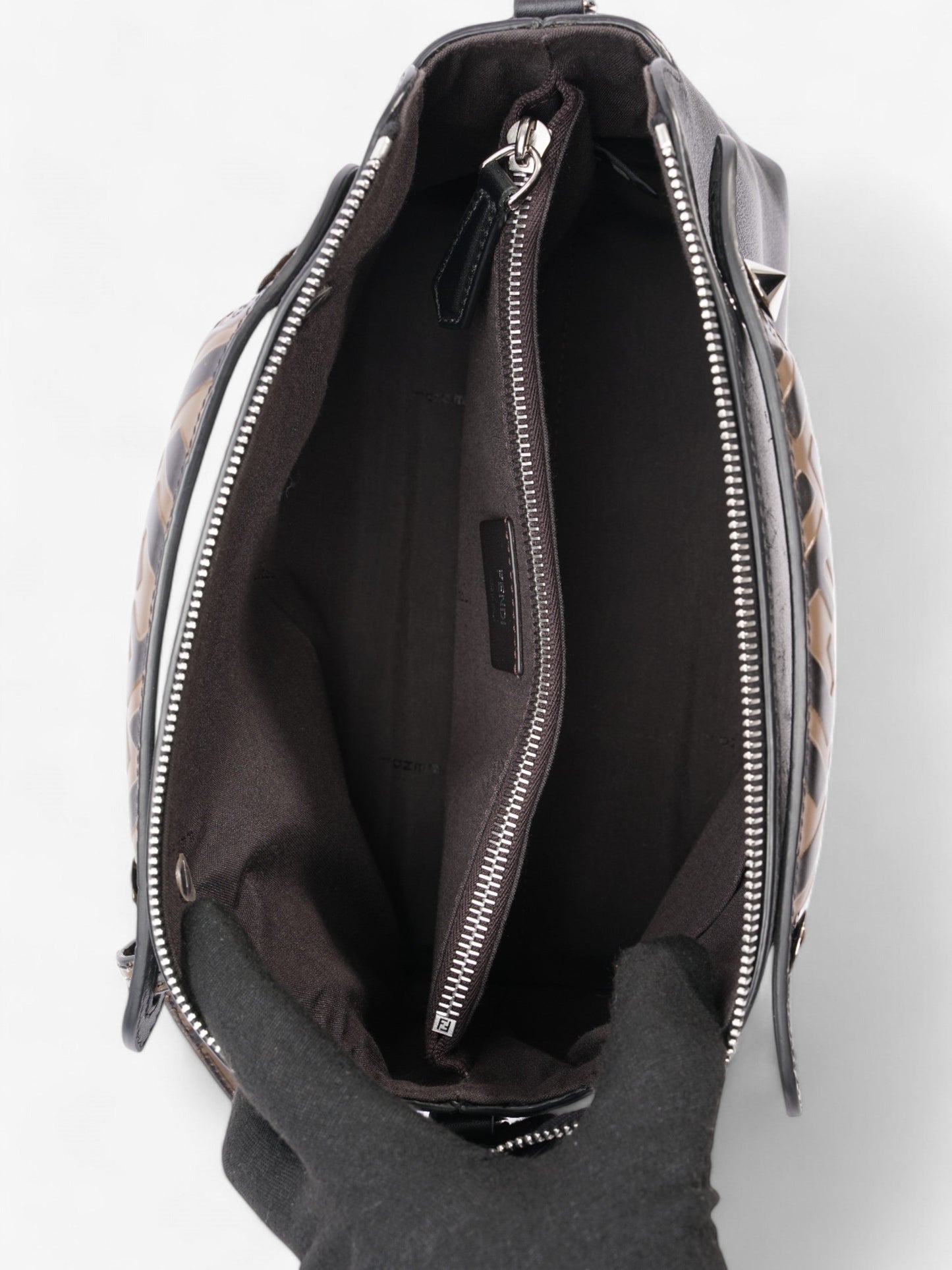 Fendi By The Way Black Leather Medium
