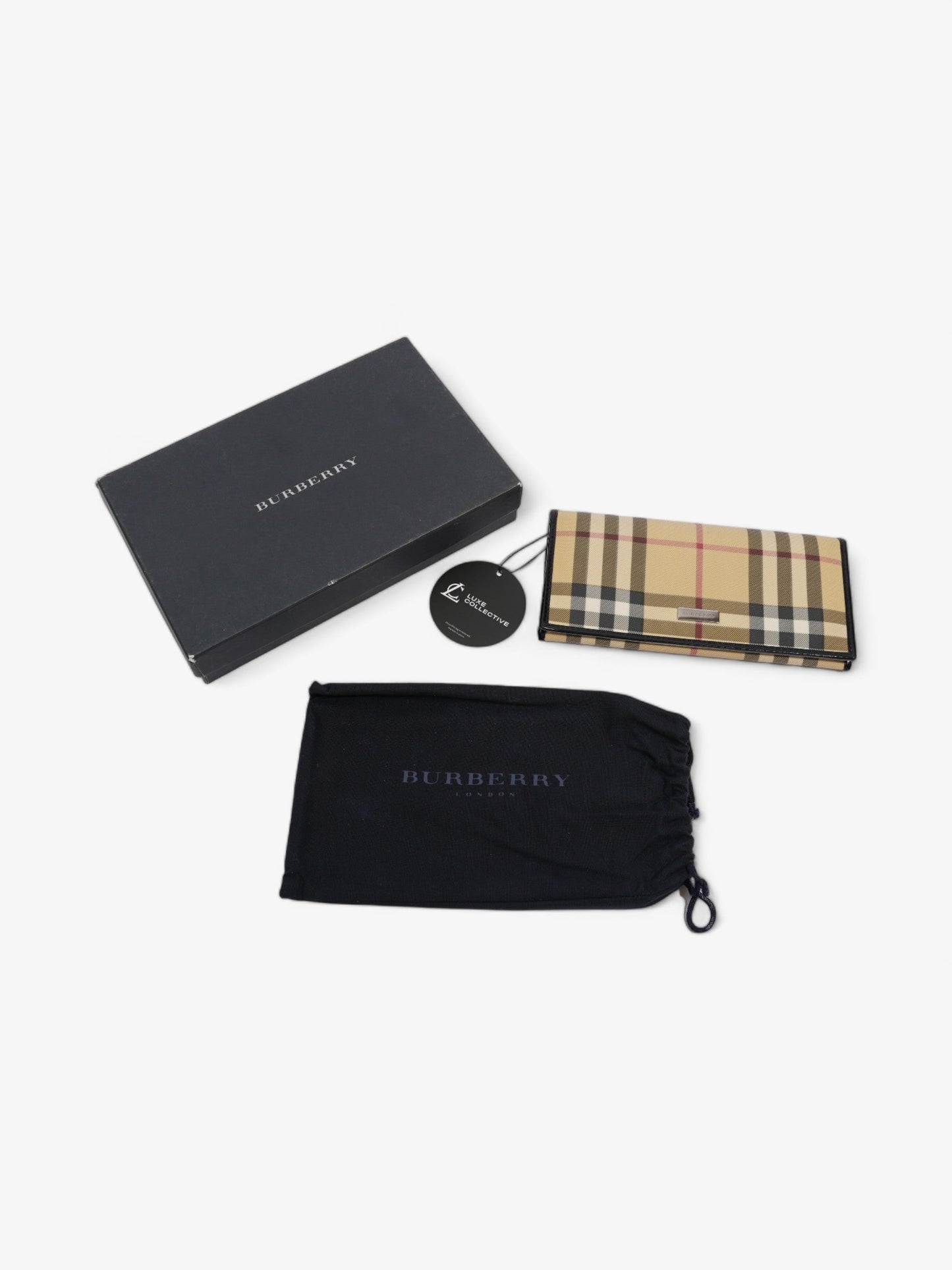 Burberry Continental Nova Check Canvas