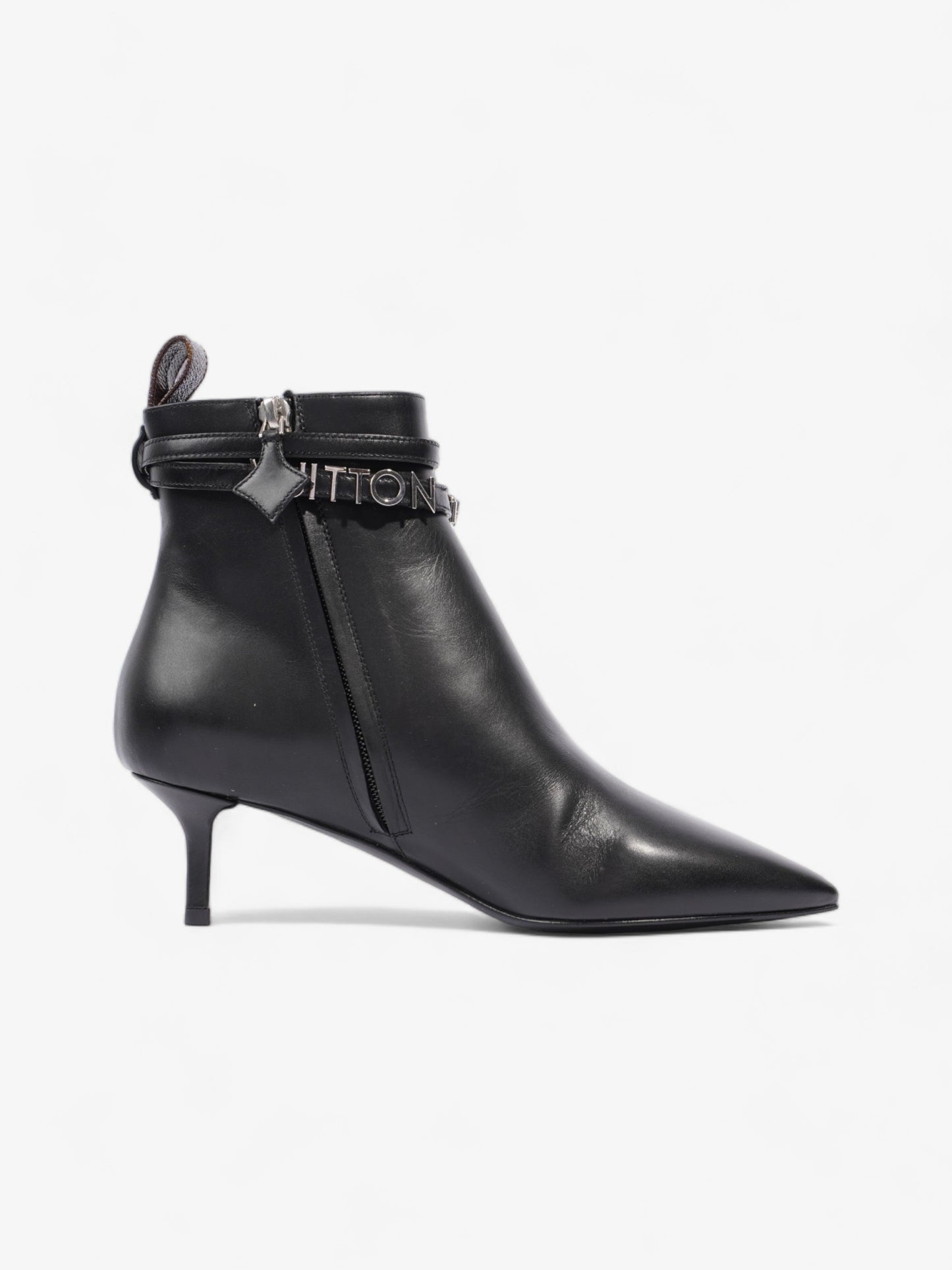 Louis Vuitton Call Back Ankle Boot 50 Black / Brown Monogram Leather EU 36 UK 3