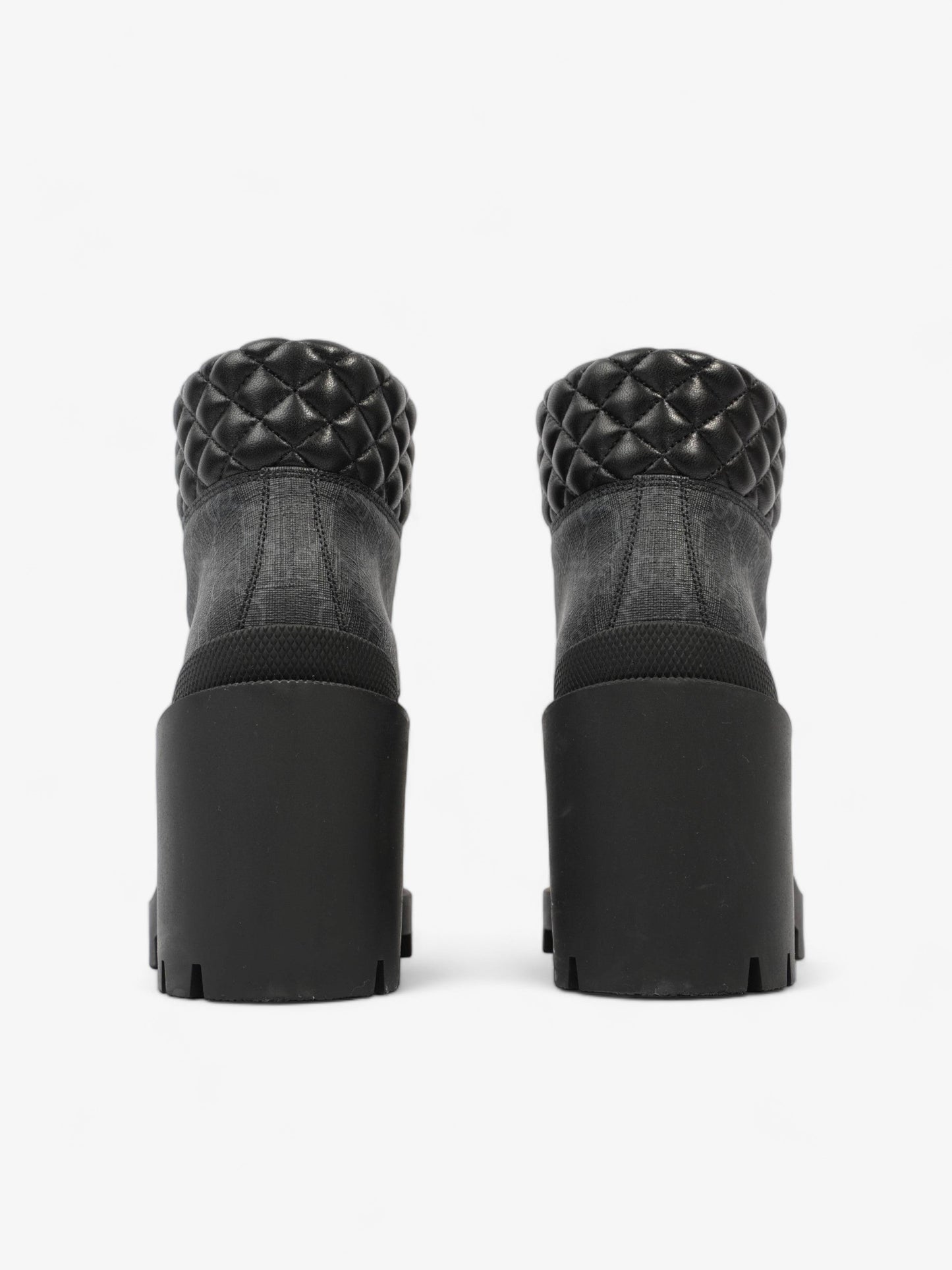 Gucci Trip GG Boots 90 Black / Black Monogram Leather EU 37 UK 4