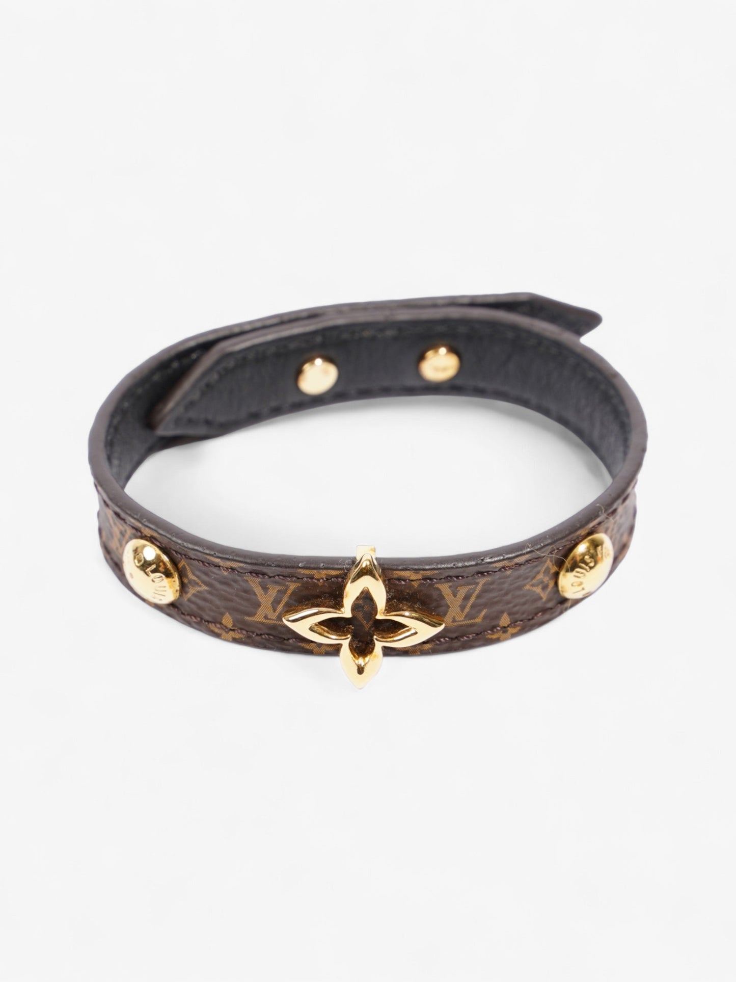Louis Vuitton Blooming Bracelet Monogram / Gold Coated Canvas