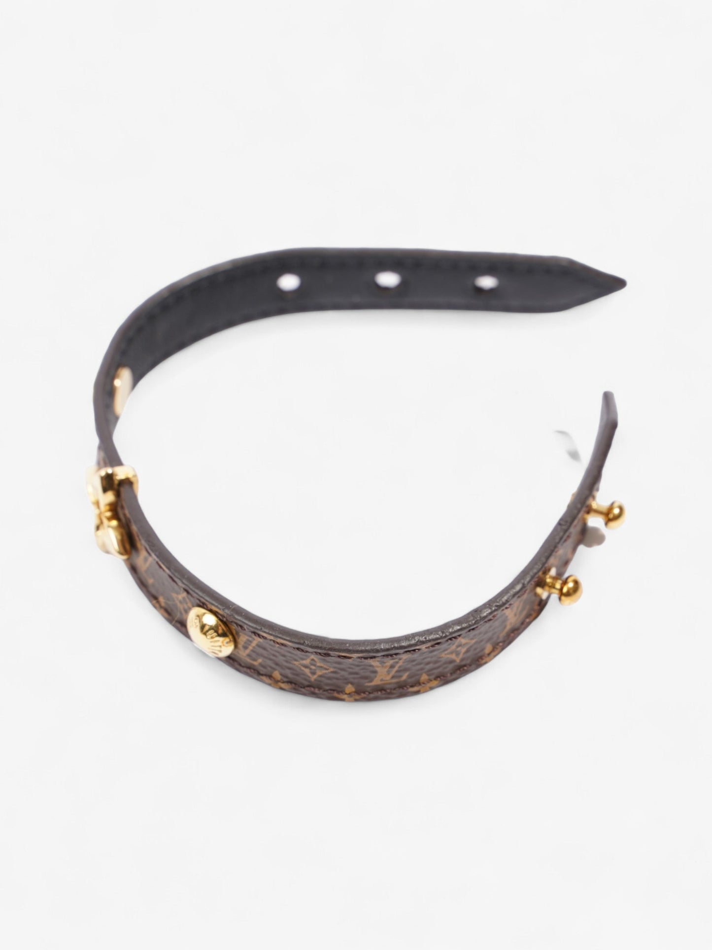 Louis Vuitton Blooming Bracelet Monogram / Gold Coated Canvas