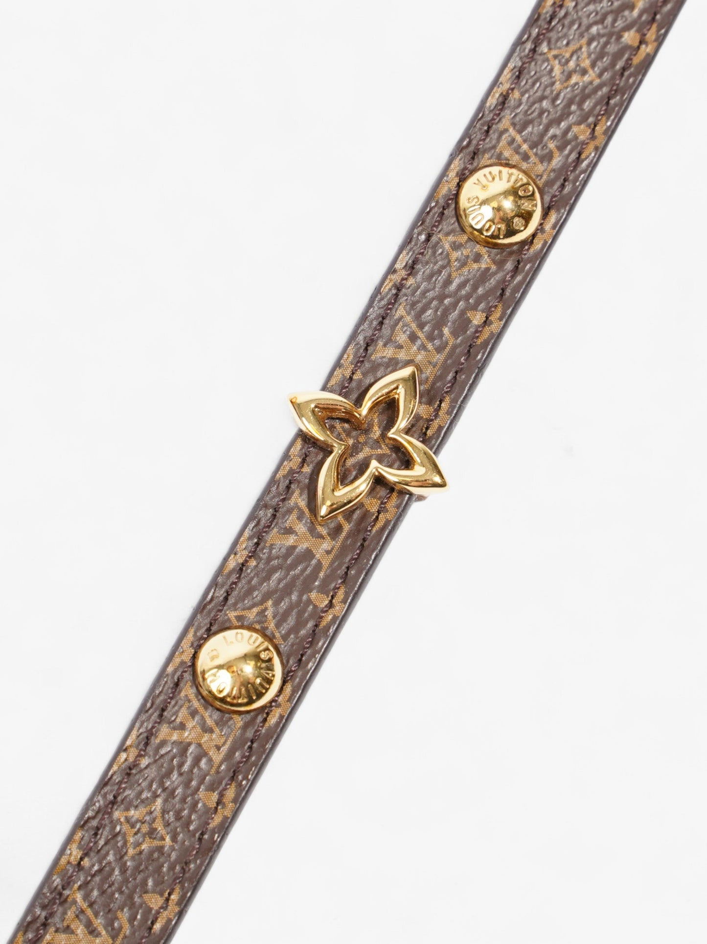 Louis Vuitton Blooming Bracelet Monogram / Gold Coated Canvas