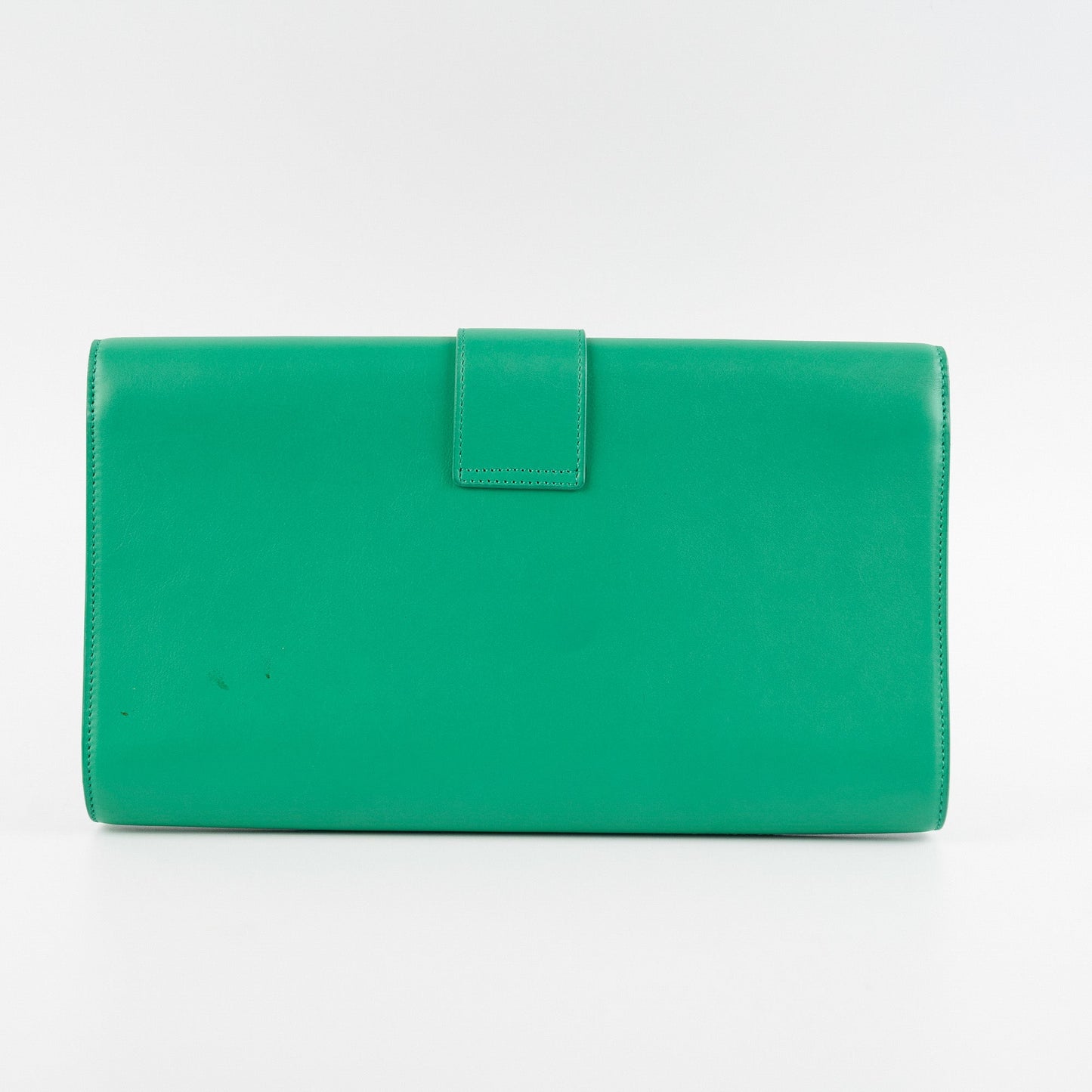 Saint Laurent Y Clutch Green