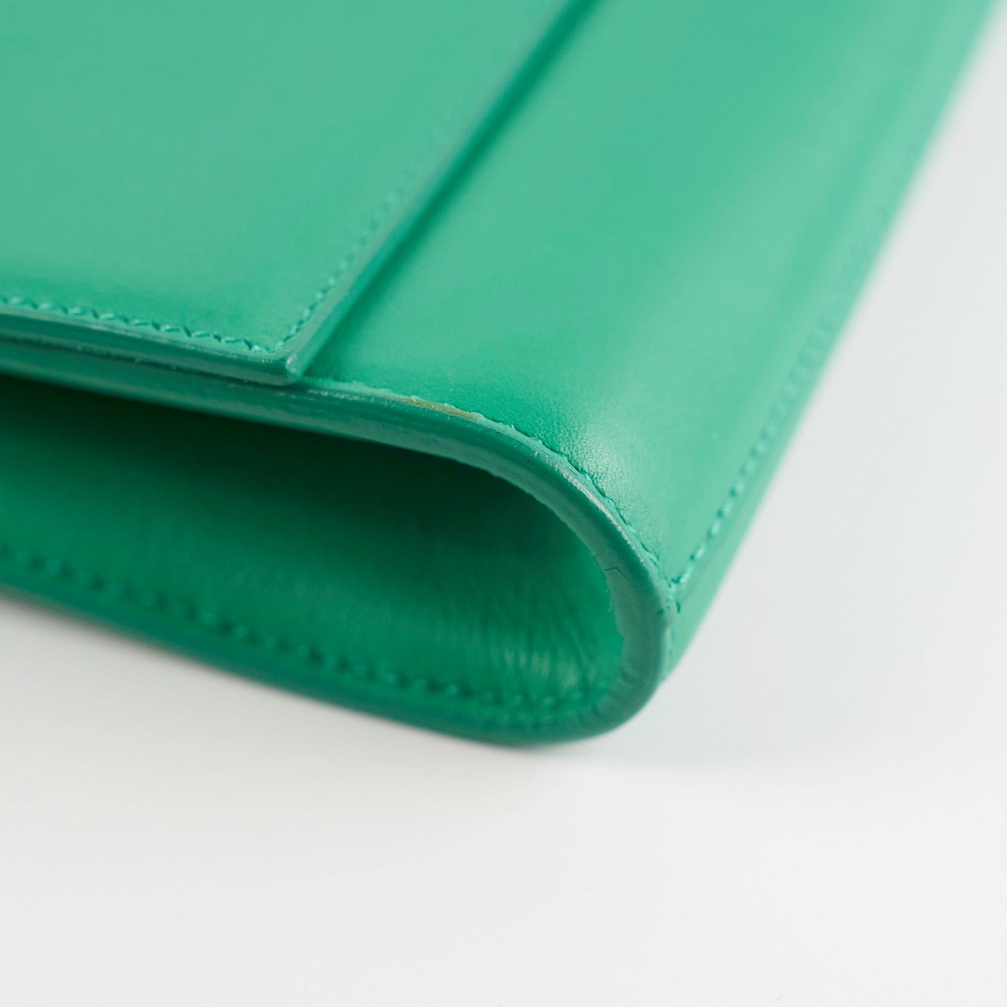 Saint Laurent Y Clutch Green