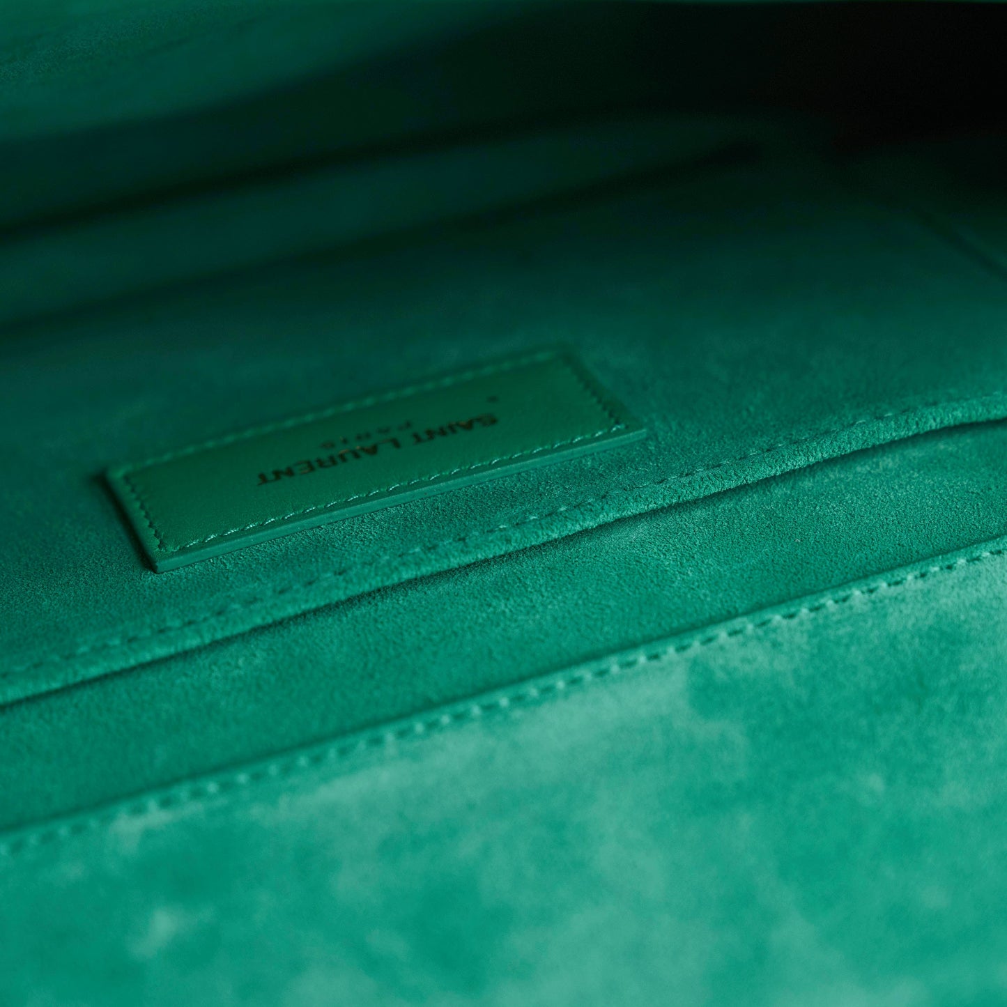 Saint Laurent Y Clutch Green