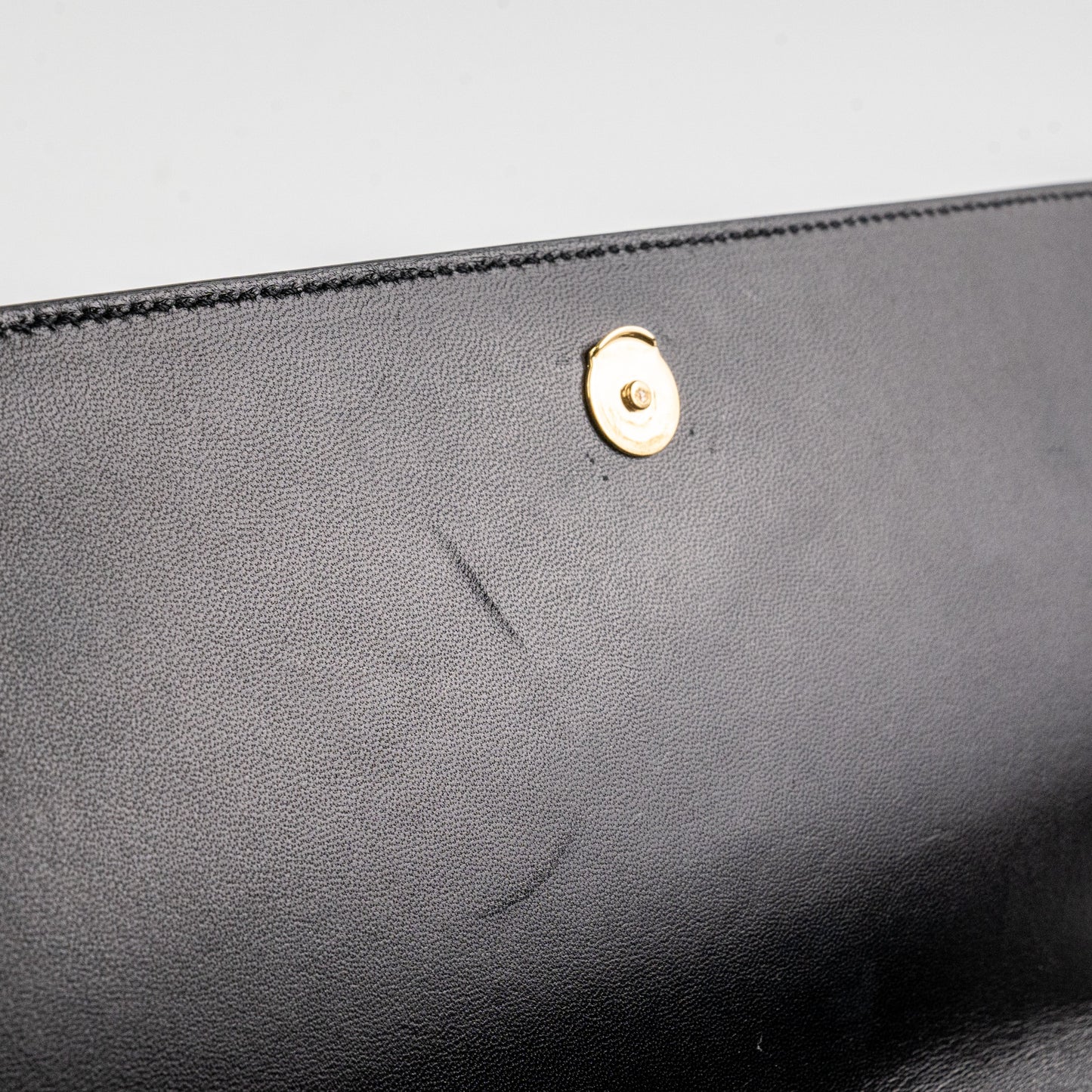 Saint Laurent Kate Stud Suede Black