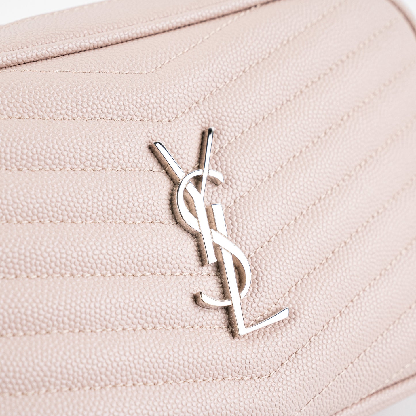 Saint Laurent Mini Lou Camera Pink Crossbody Bag