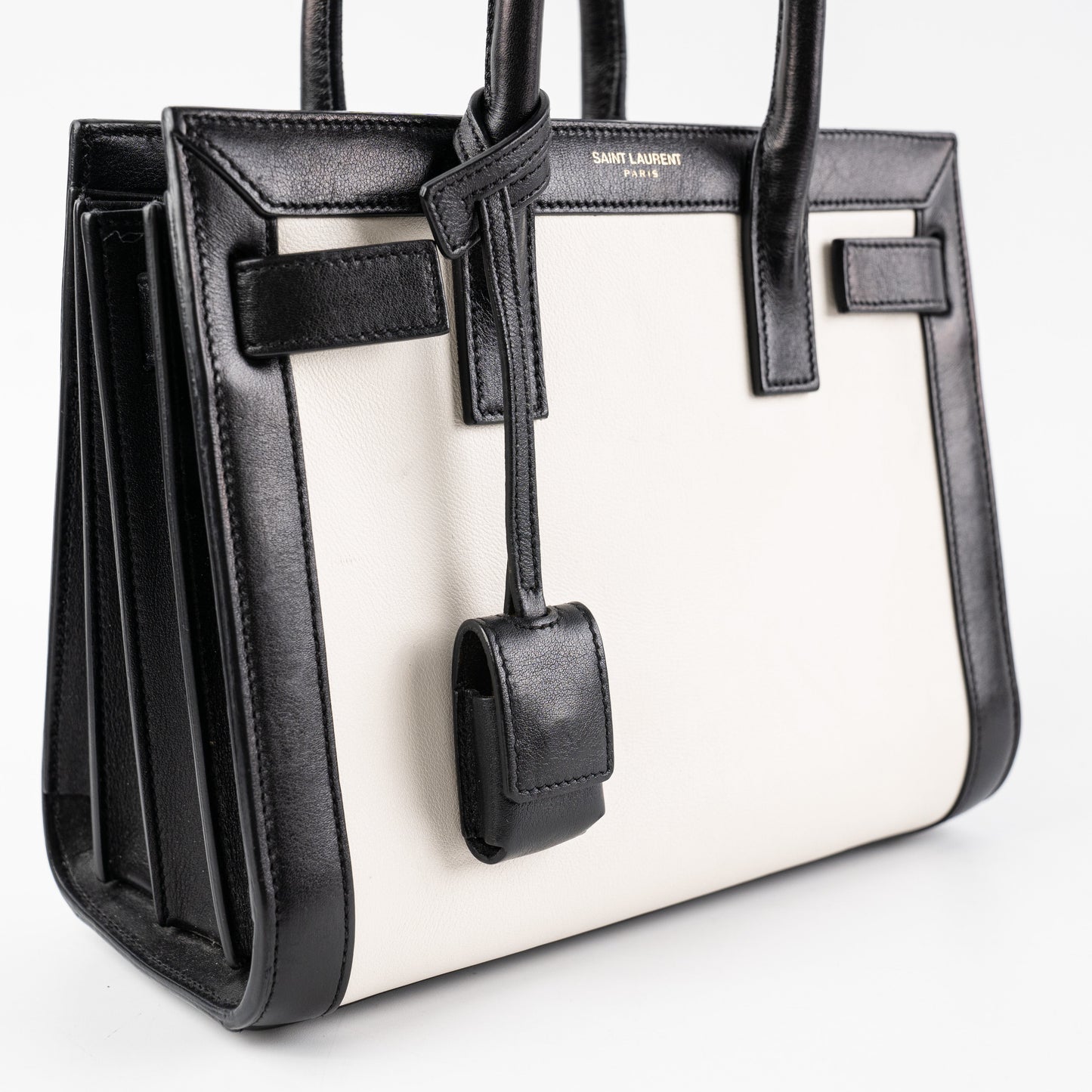 Saint Laurent Nano Sac de Jour Black/White