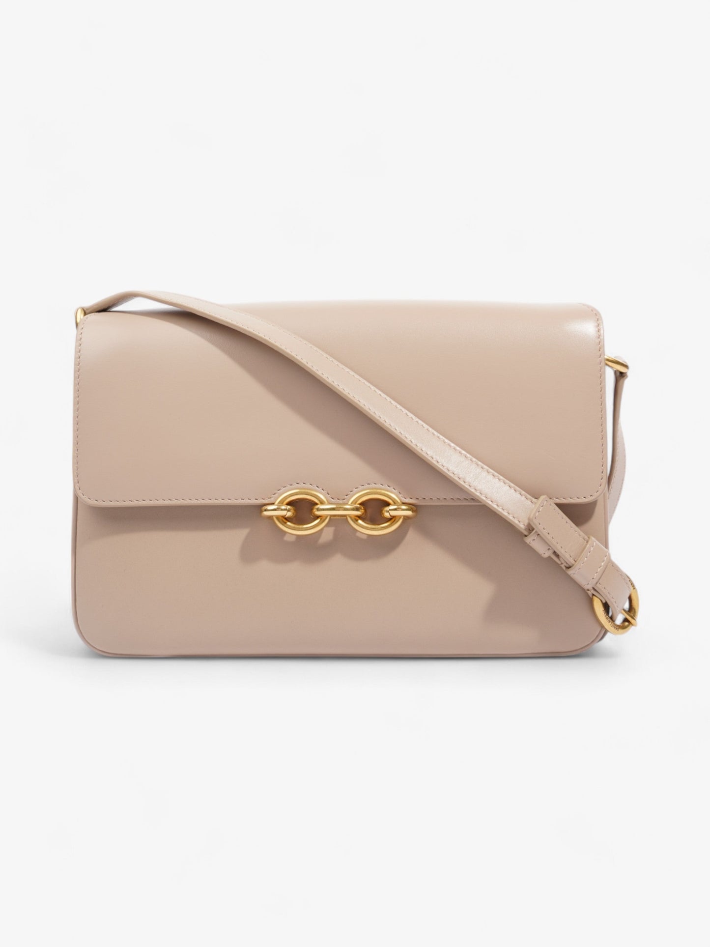 Saint Laurent Le Maillon Beige Leather