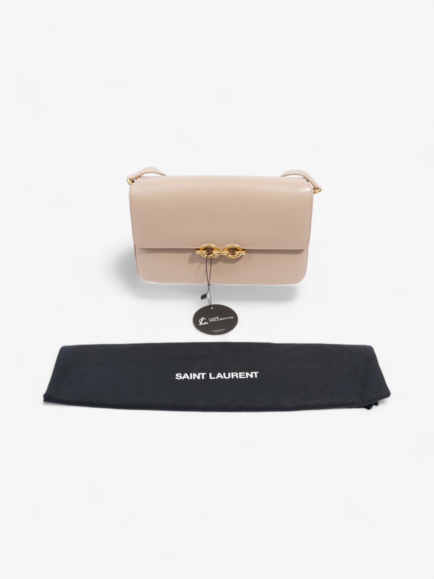 Saint Laurent Le Maillon Beige Leather