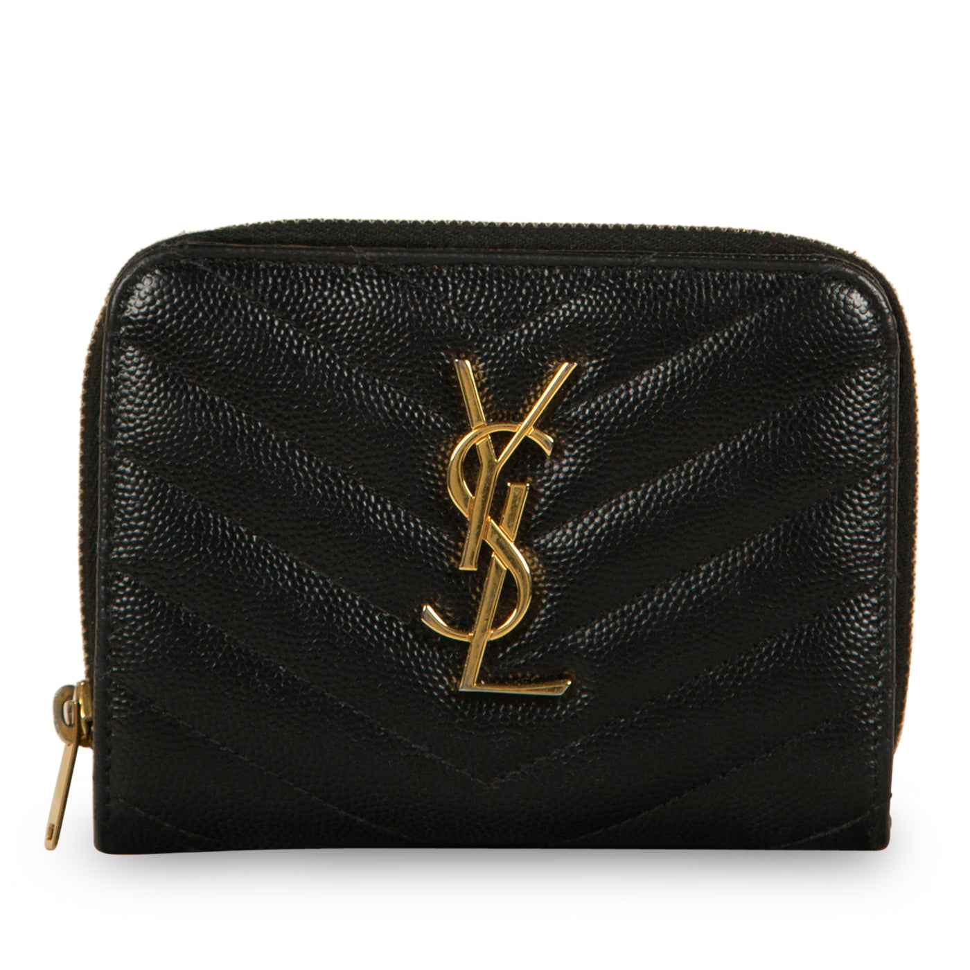 Saint Laurent Mini Compact Envelope Wallet