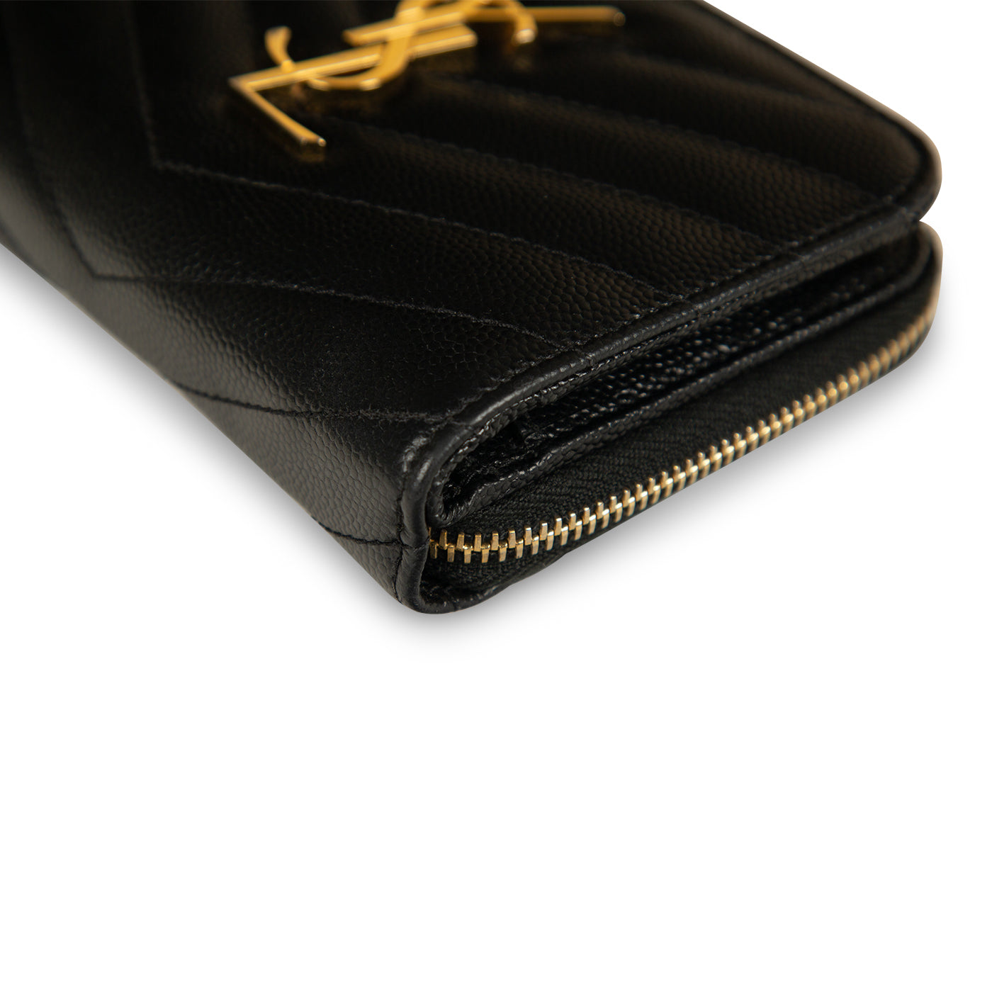 Saint Laurent Mini Compact Envelope Wallet