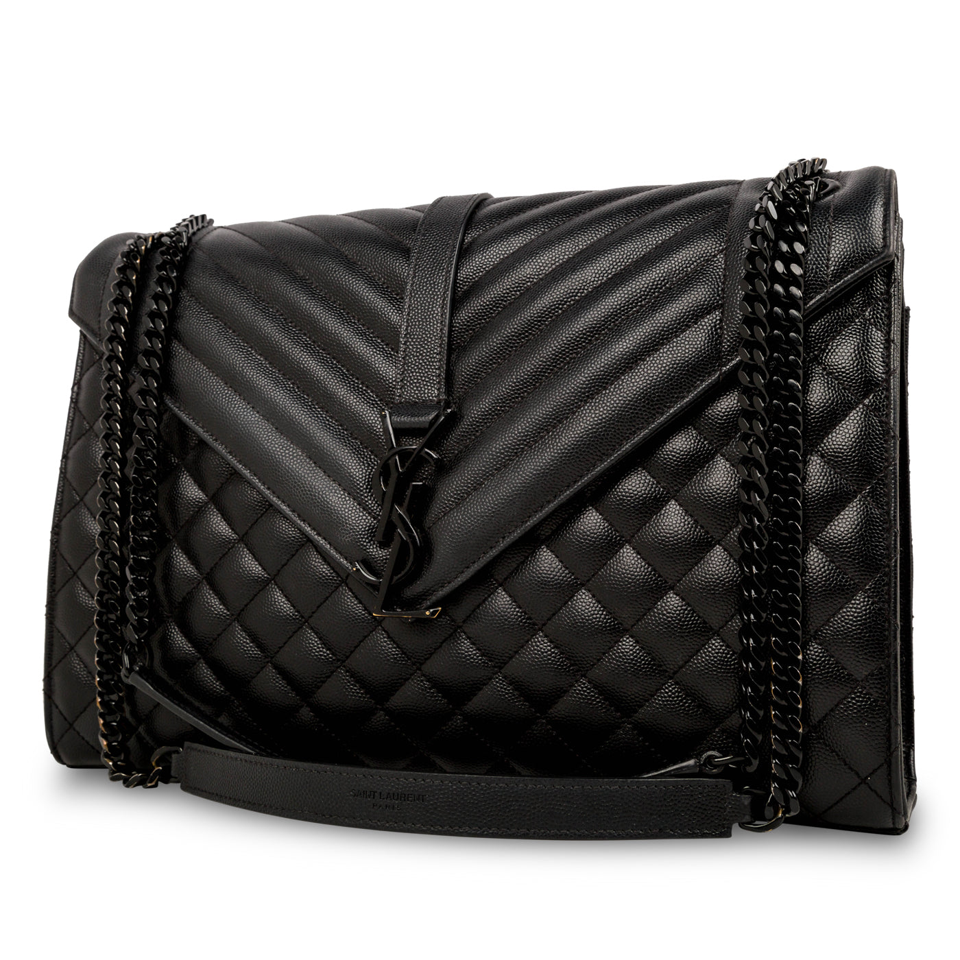Saint Laurent Large Monogram Mix Matelasse Shoulder Bag