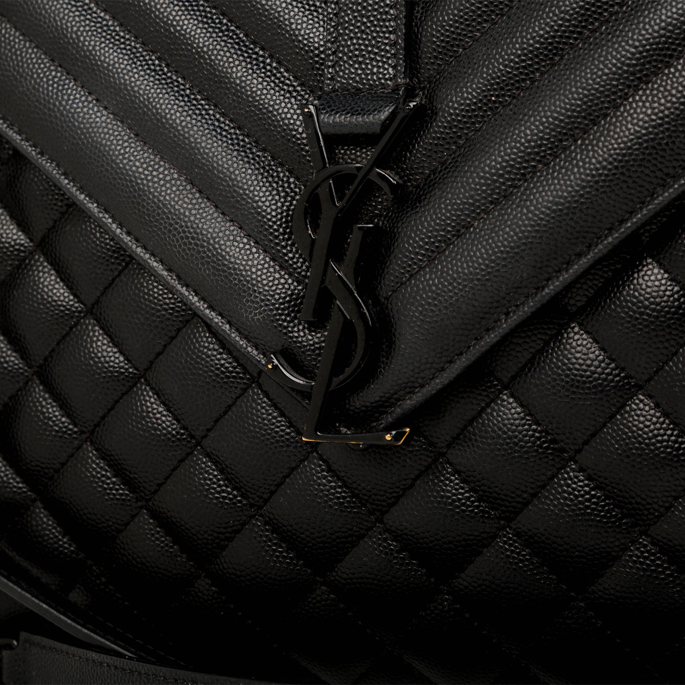 Saint Laurent Large Monogram Mix Matelasse Shoulder Bag