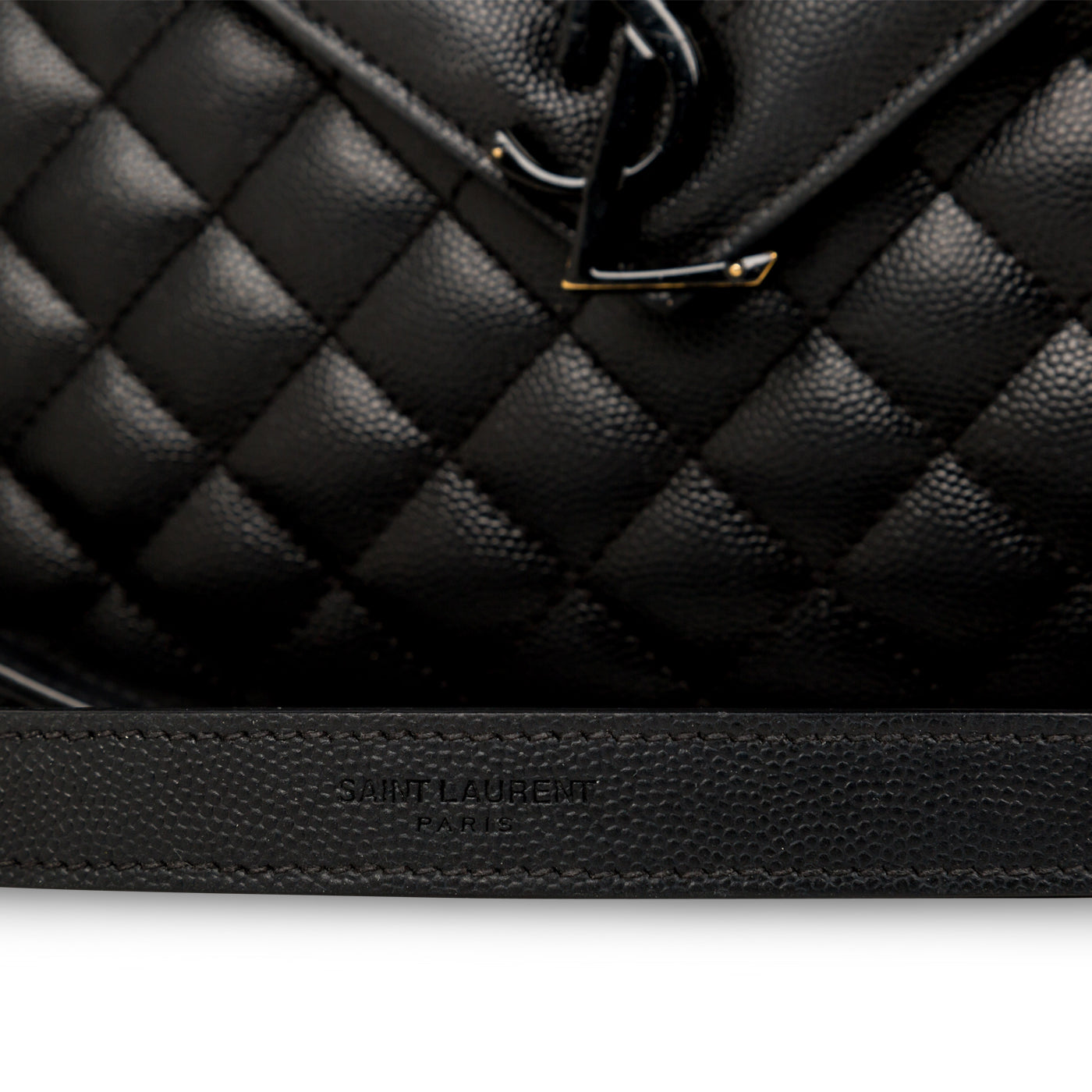 Saint Laurent Large Monogram Mix Matelasse Shoulder Bag