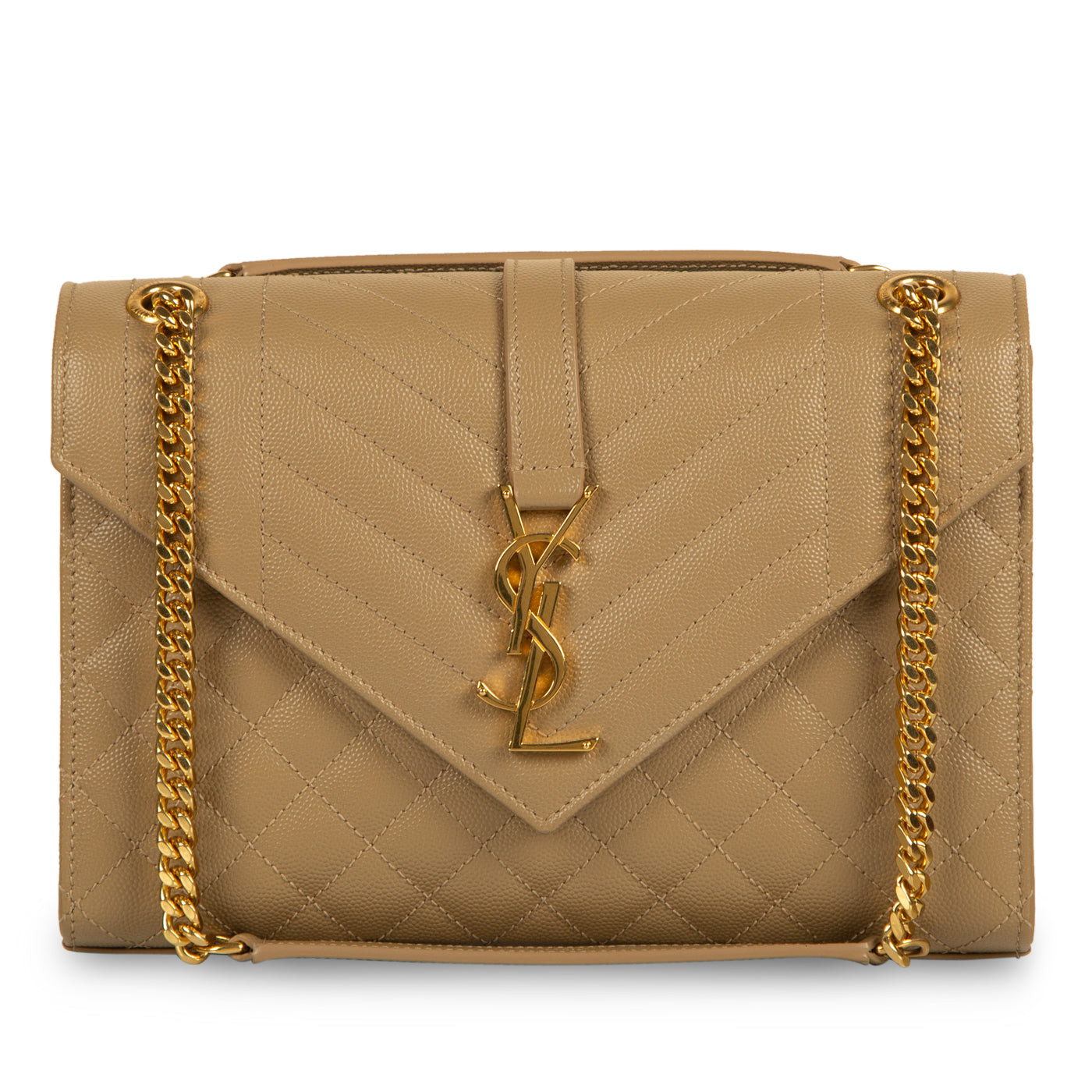 Saint Laurent Envelope Mix Matelasse Bag - Medium