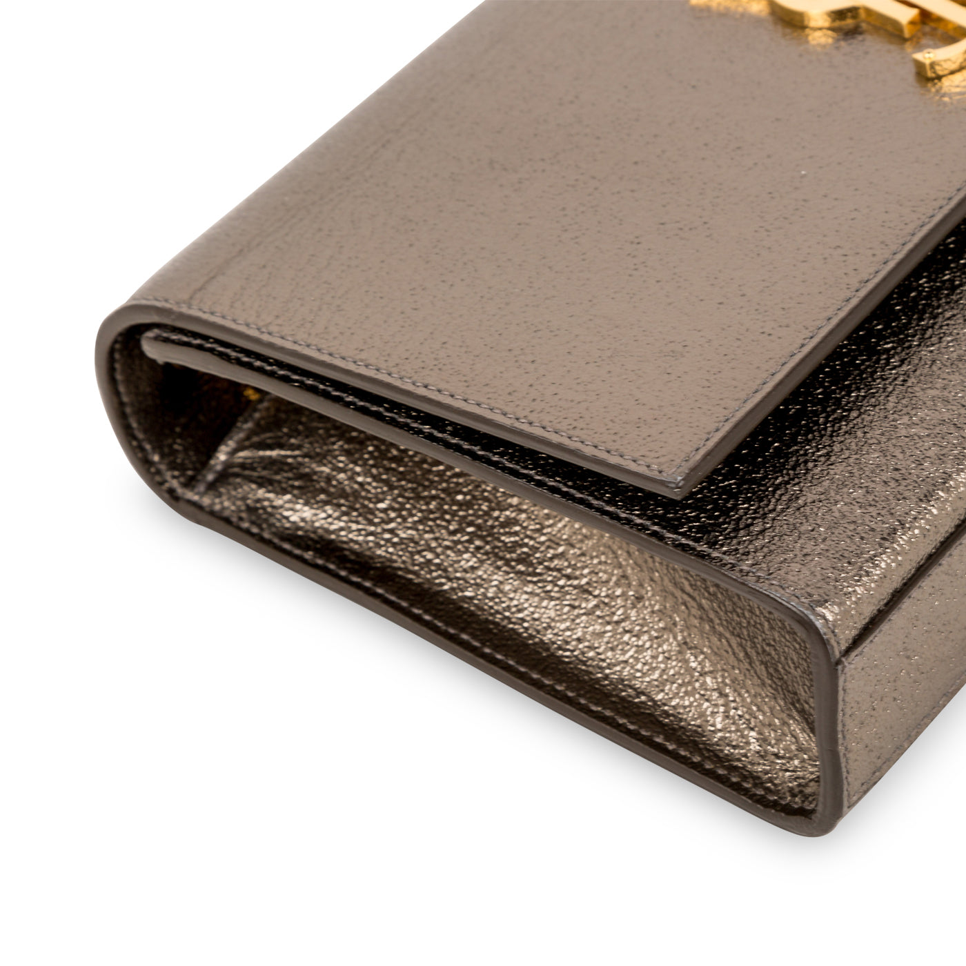 Saint Laurent Medium Glitter Kate Bag