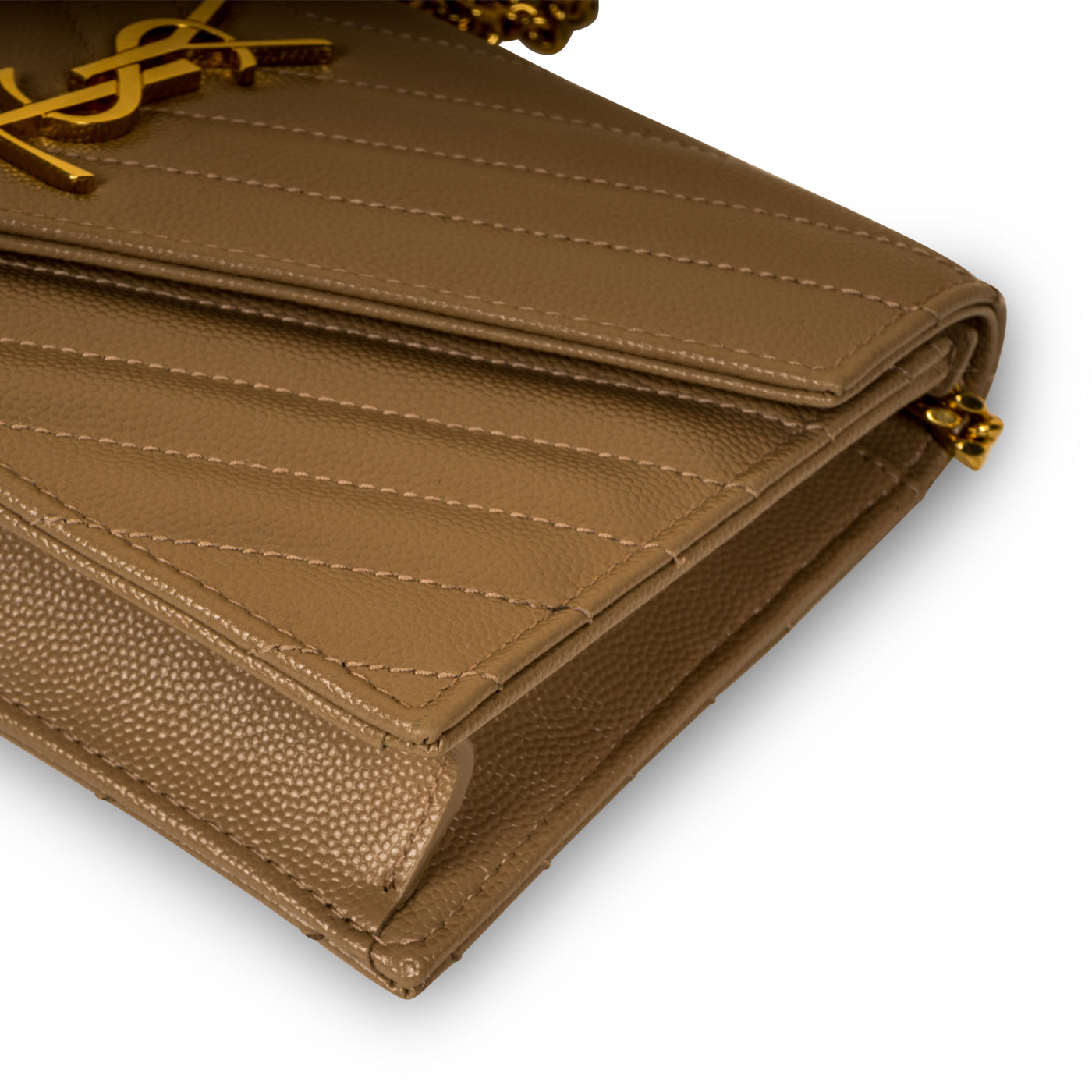 Saint Laurent Chevron Monogram Crossbody
