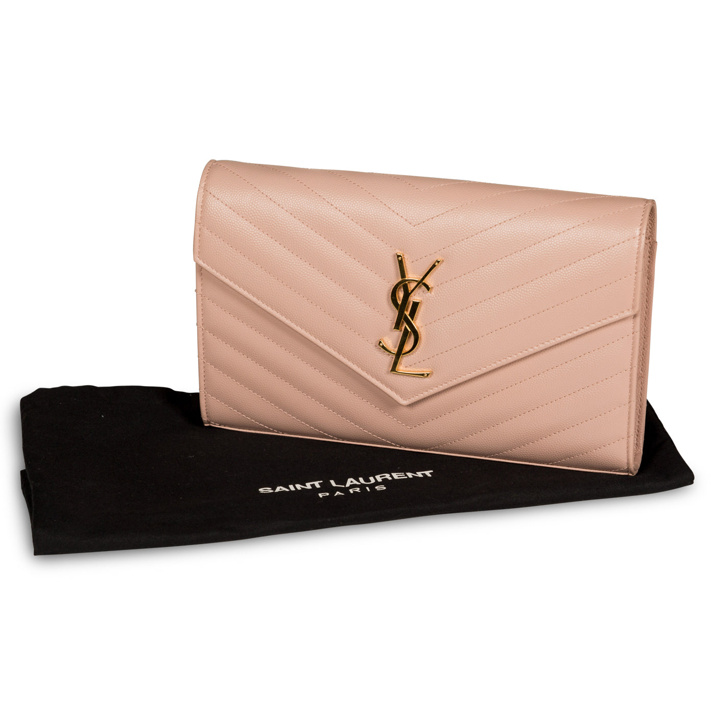 Saint Laurent Chevron Envelope Crossbody