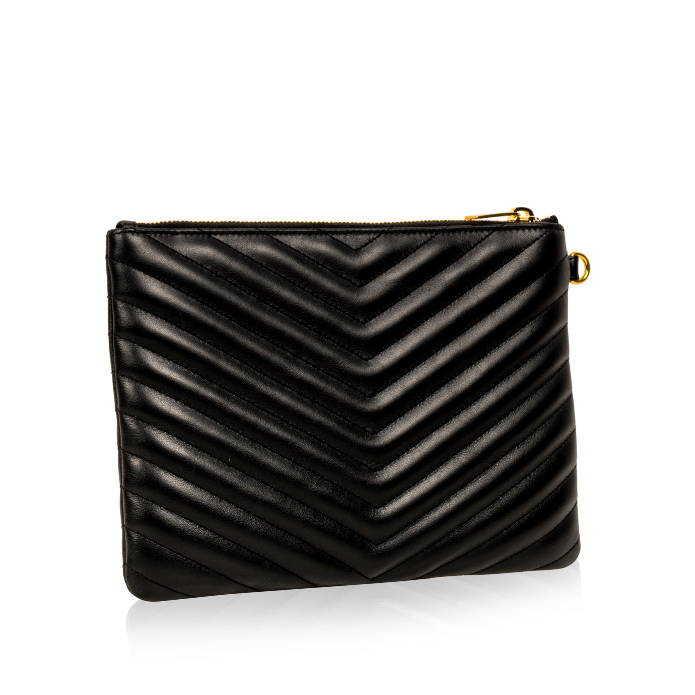 Saint Laurent Chevron Clutch