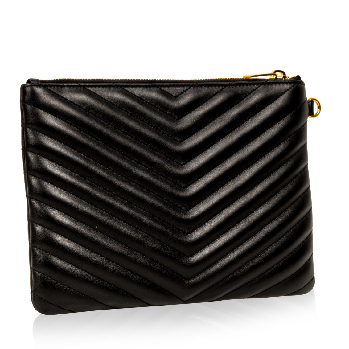 Saint Laurent Chevron Clutch