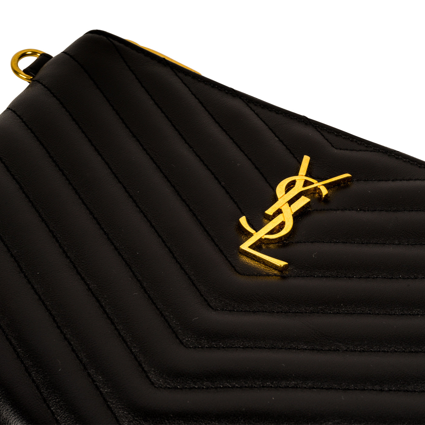 Saint Laurent Chevron Clutch