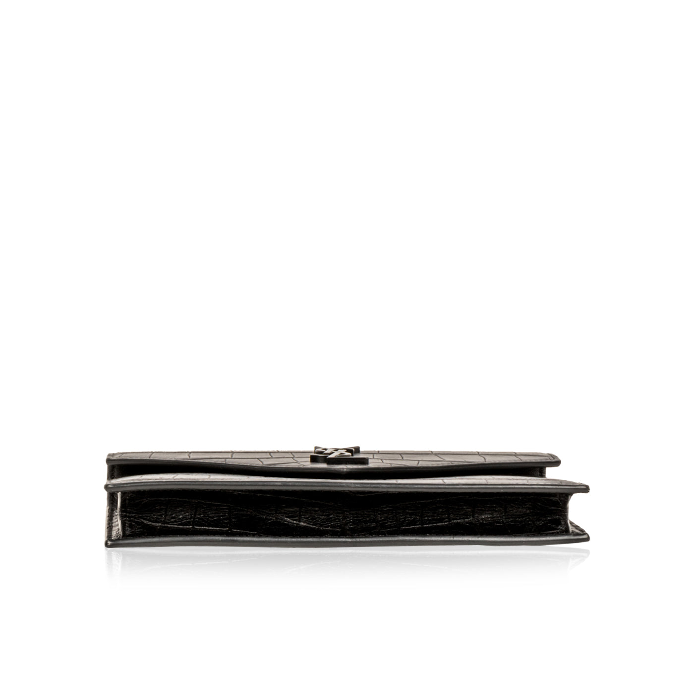 Saint Laurent Envelope Crossbody - Croc Embossed