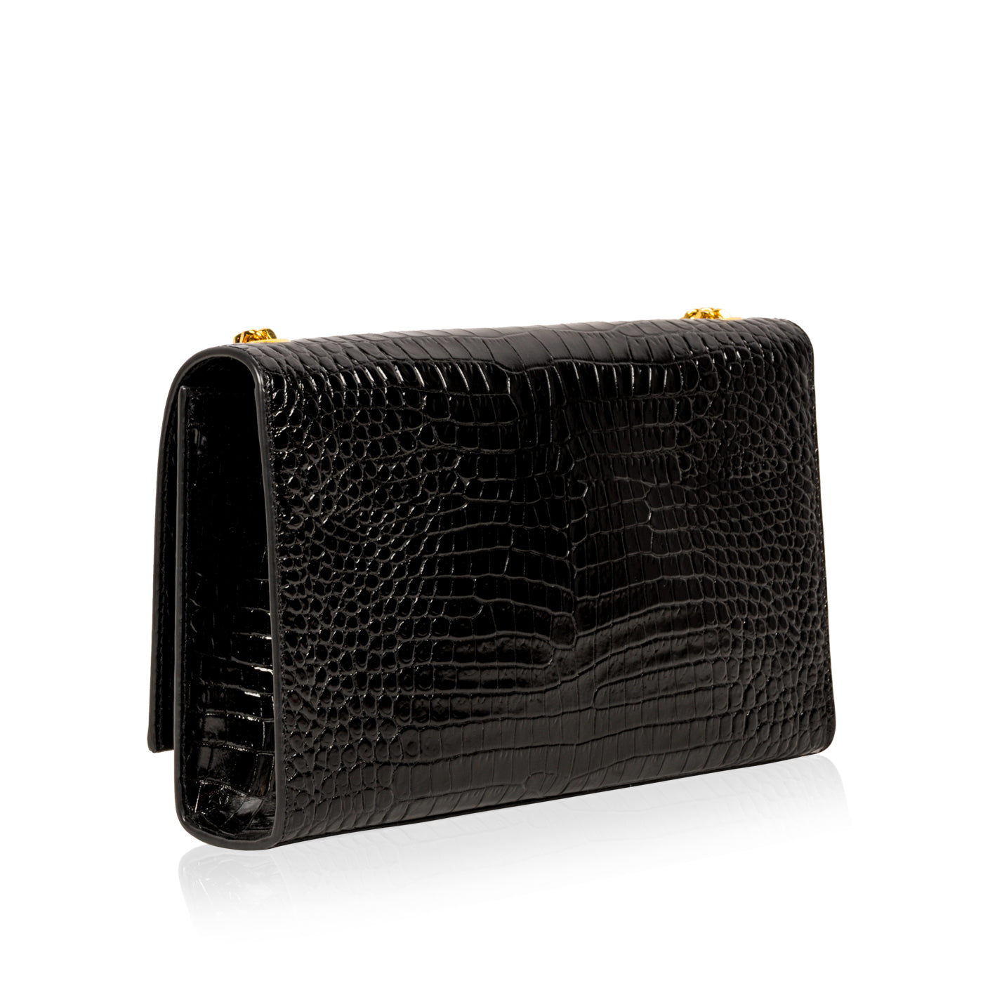 Saint Laurent Crocodile Kate Tassel