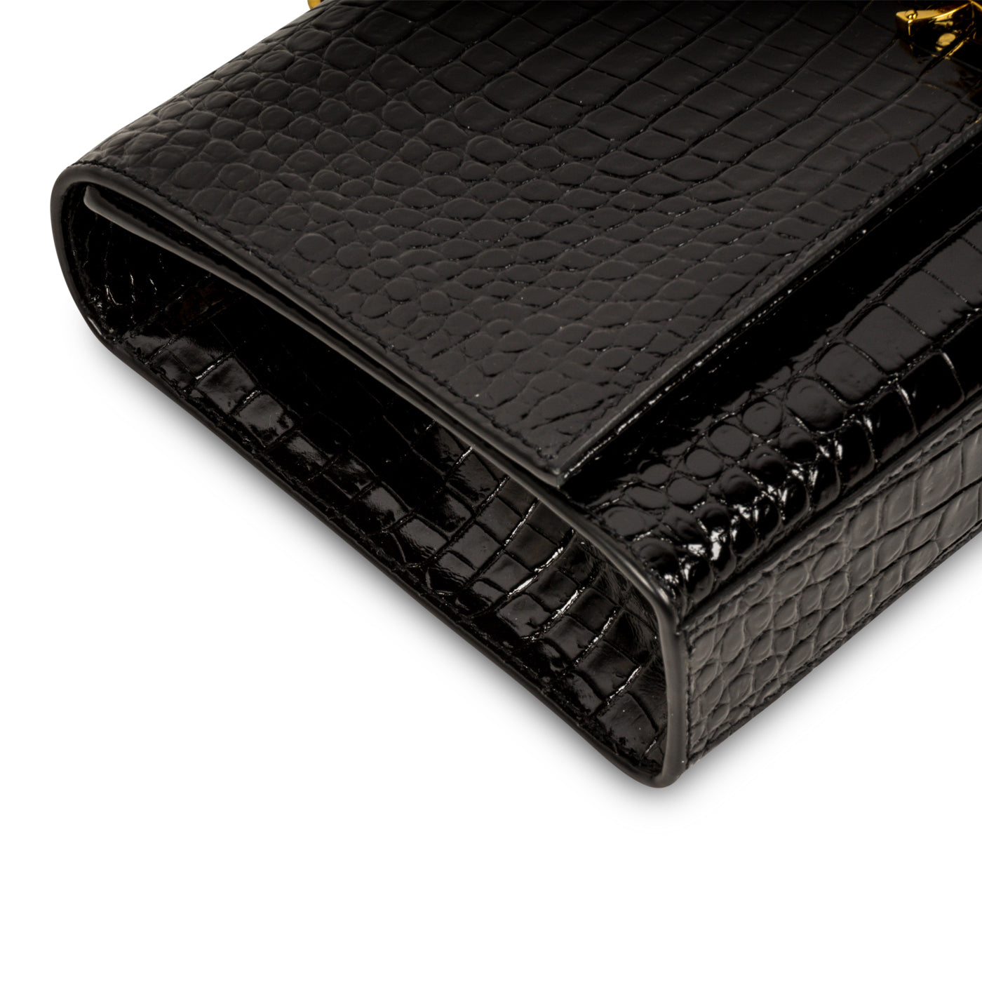 Saint Laurent Crocodile Kate Tassel