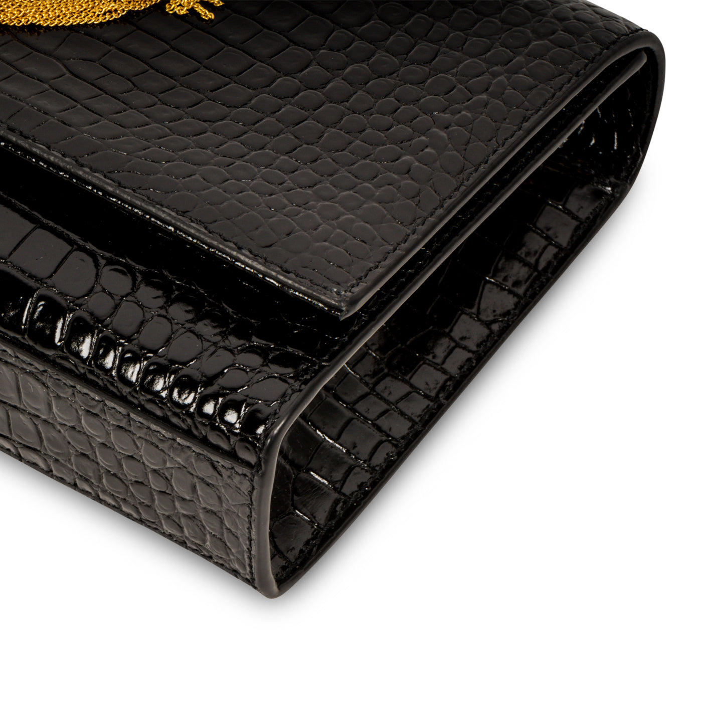 Saint Laurent Crocodile Kate Tassel