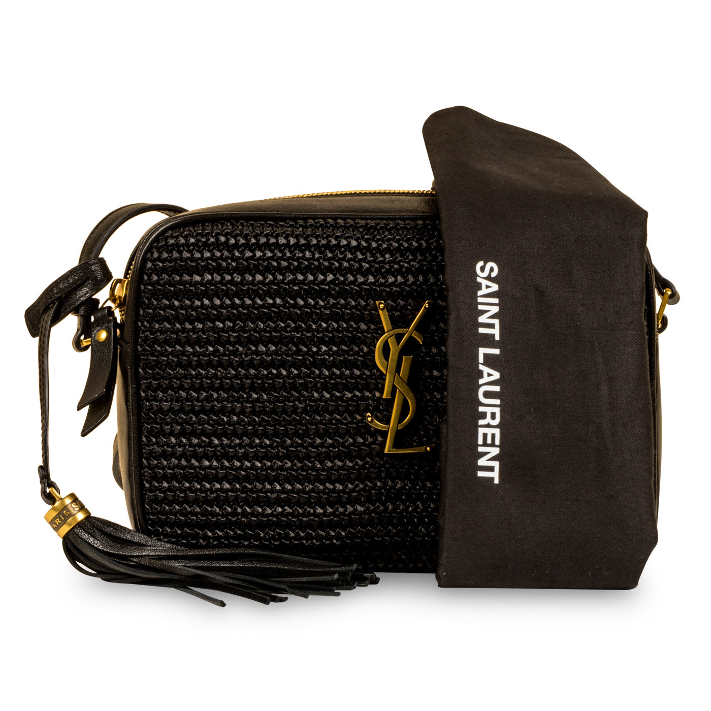 Saint Laurent Lou Crossbody - Rafia