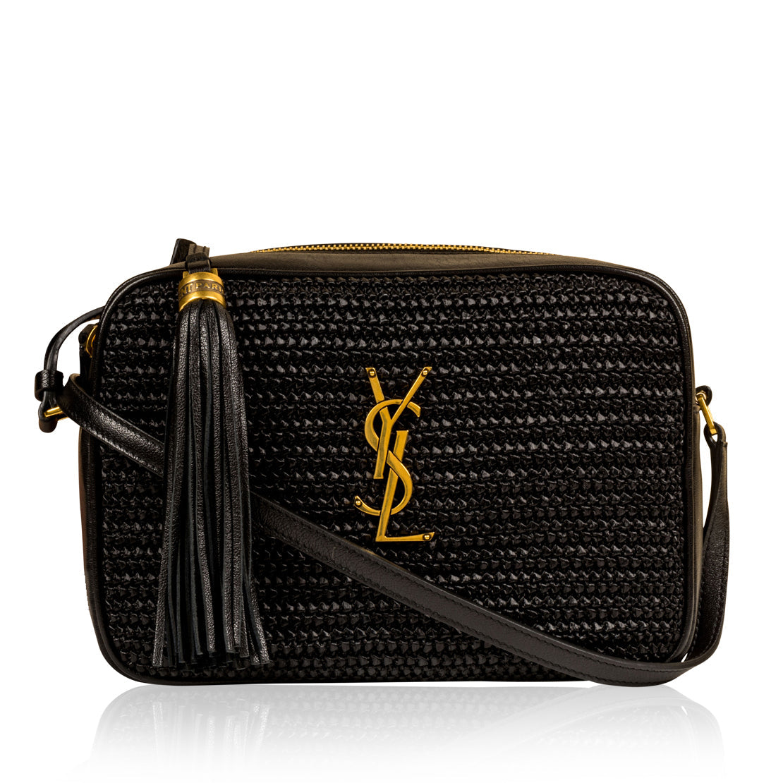 Saint Laurent Lou Crossbody - Rafia
