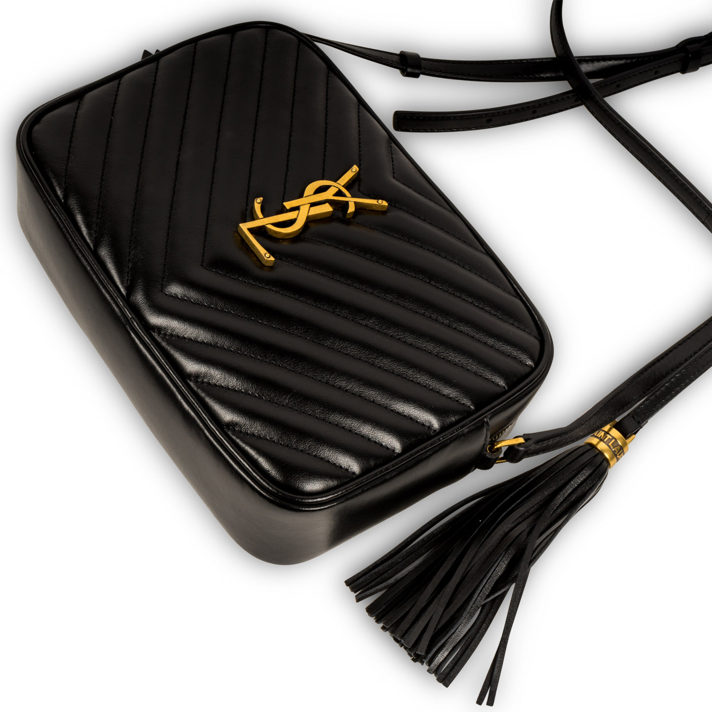 Saint Laurent Lou Crossbody - Black