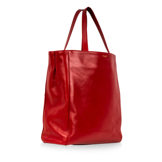 Saint Laurent Soft Tote Bag - Red