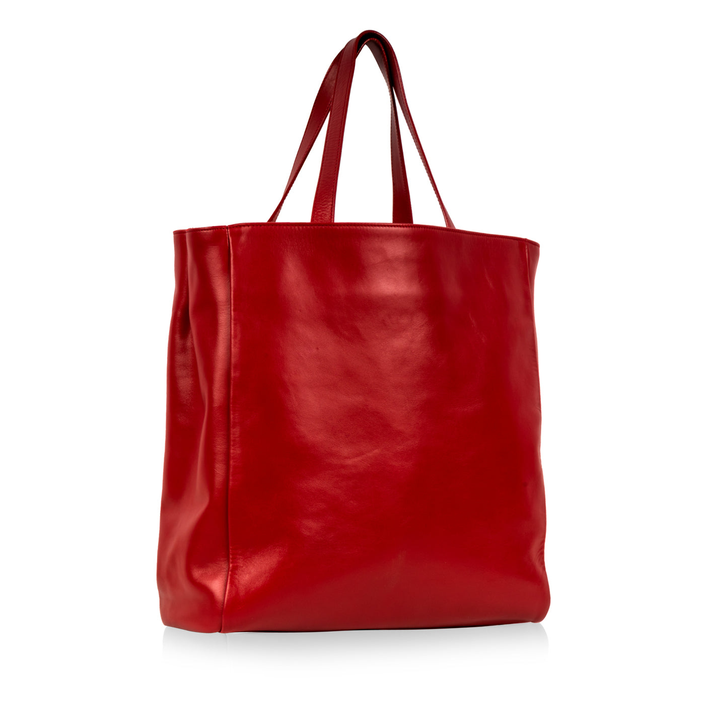 Saint Laurent Soft Tote Bag - Red