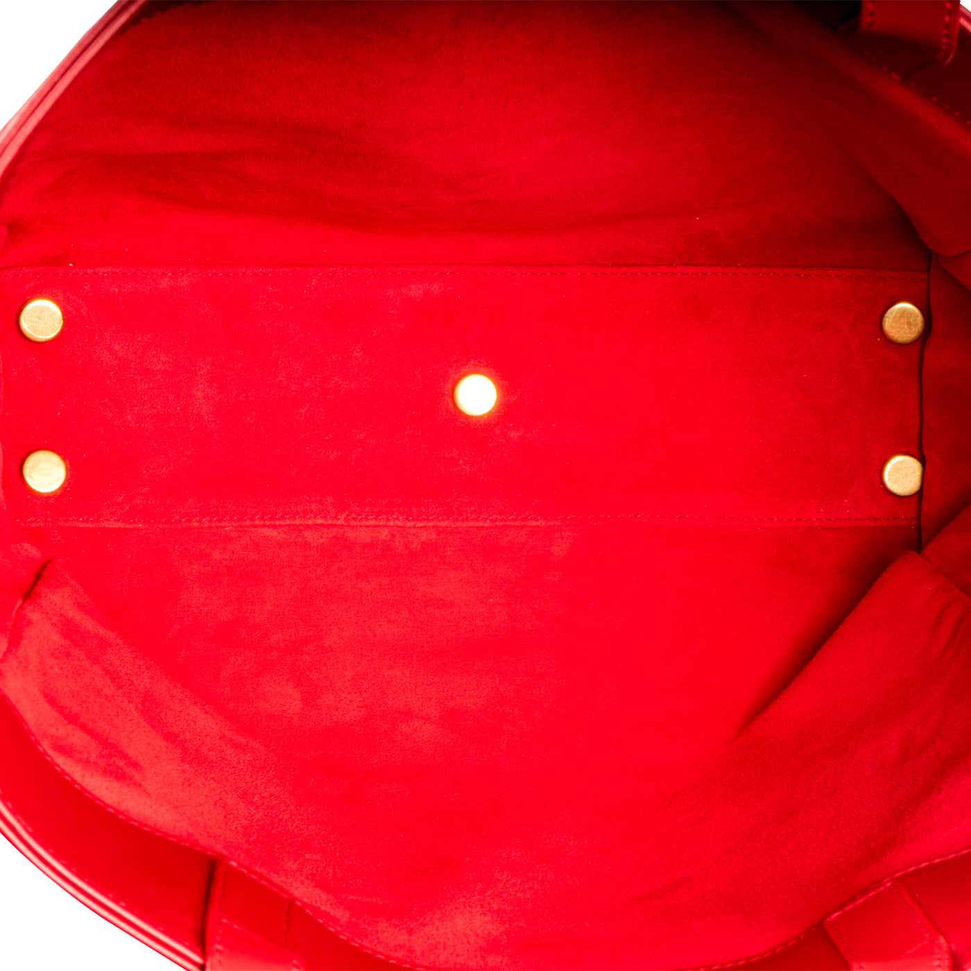 Saint Laurent Soft Tote Bag - Red