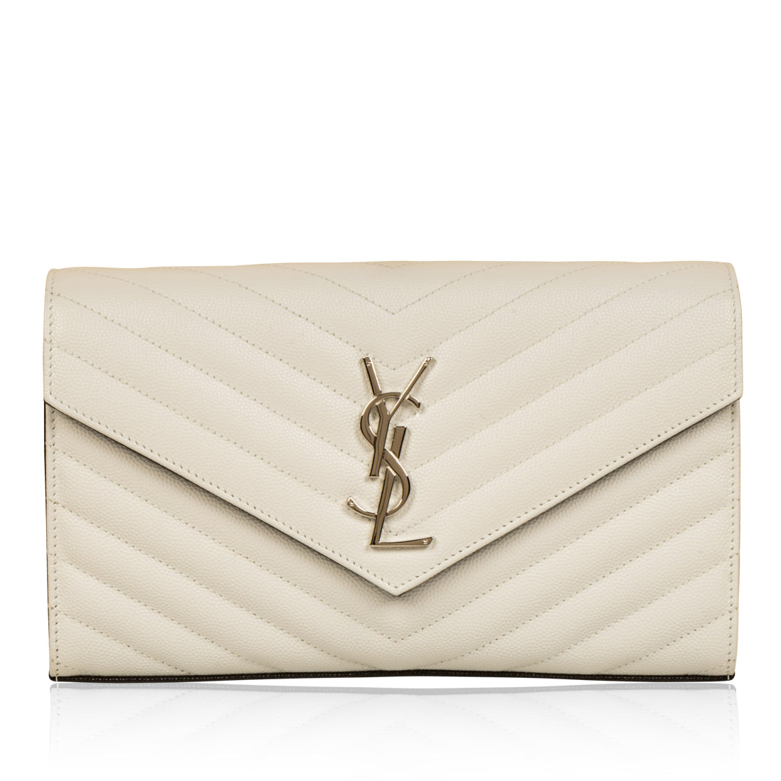 Saint Laurent Monogram Envelope Wallet on Chain