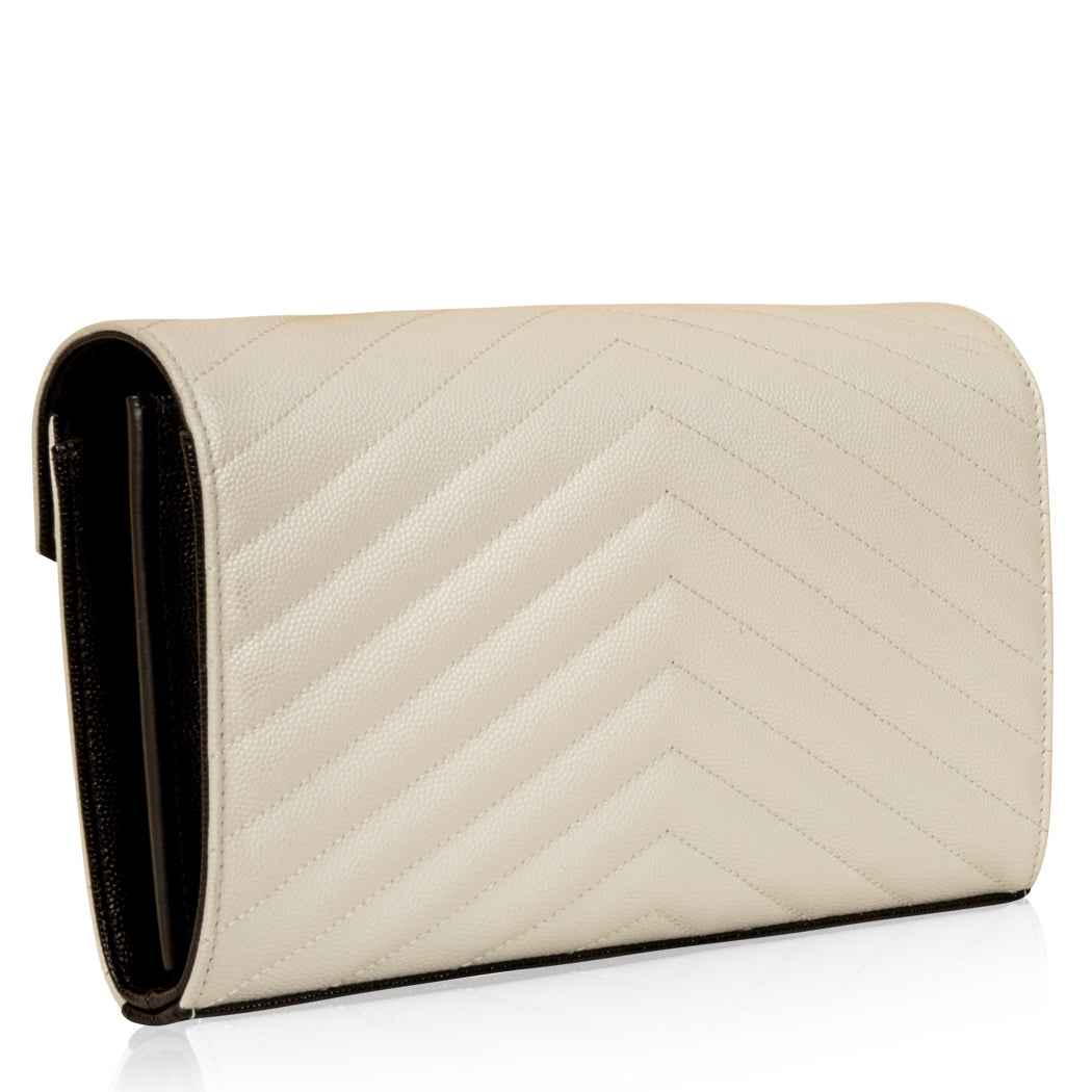 Saint Laurent Monogram Envelope Wallet on Chain