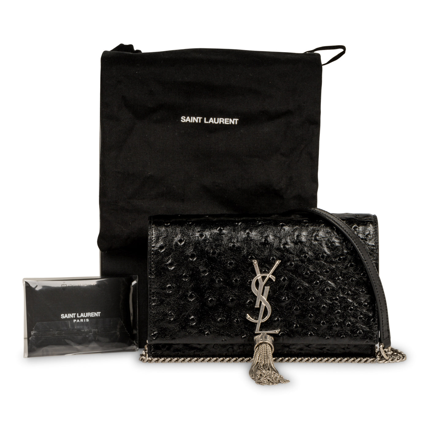 Saint Laurent Small Kate Tassel Bag - Faux Ostrich