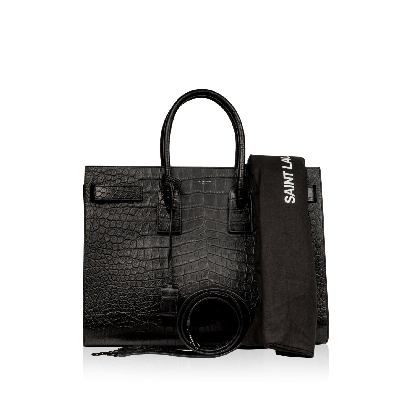 Saint Laurent Large Sac De Jour - Croc Embossed