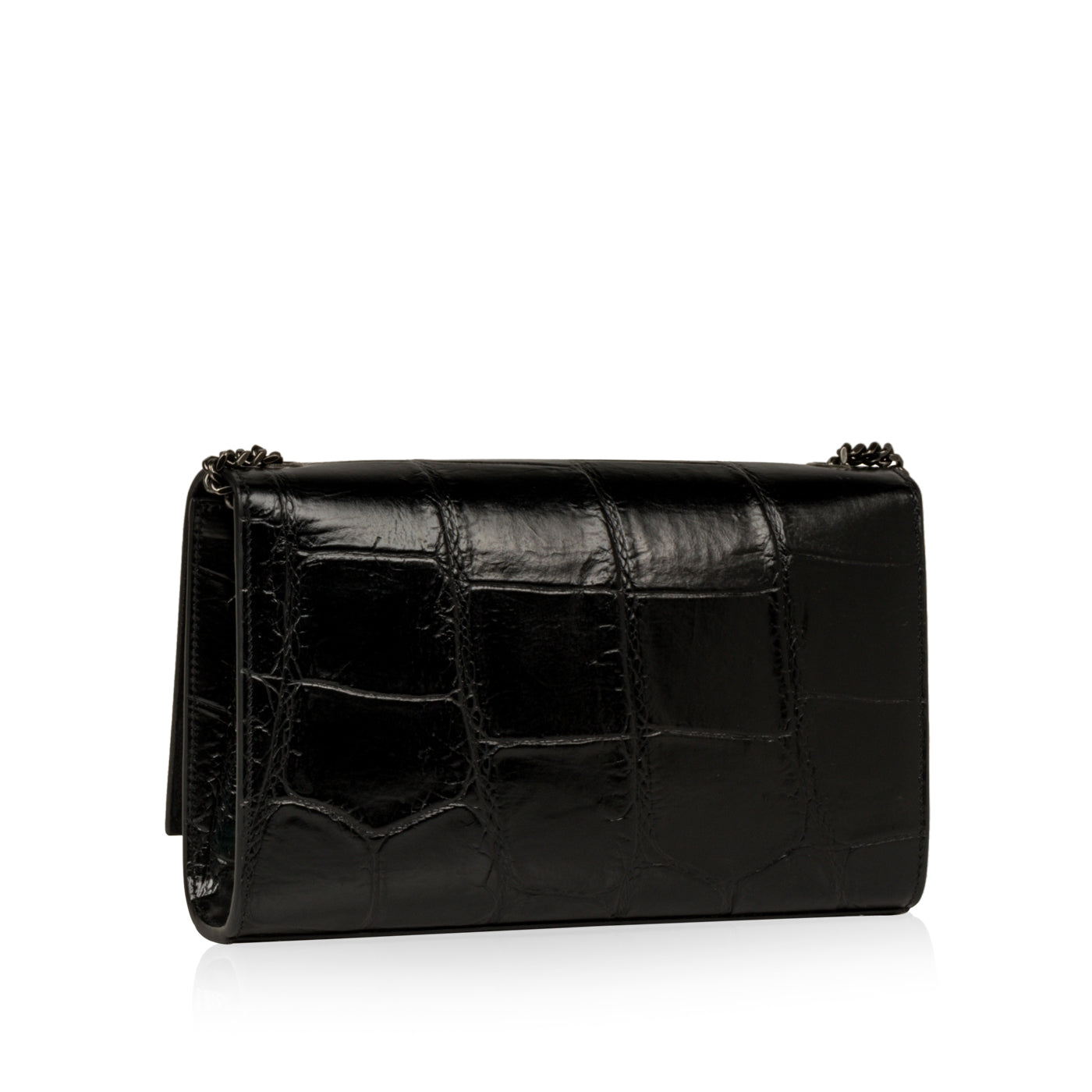 Saint Laurent Kate Croc Embossed